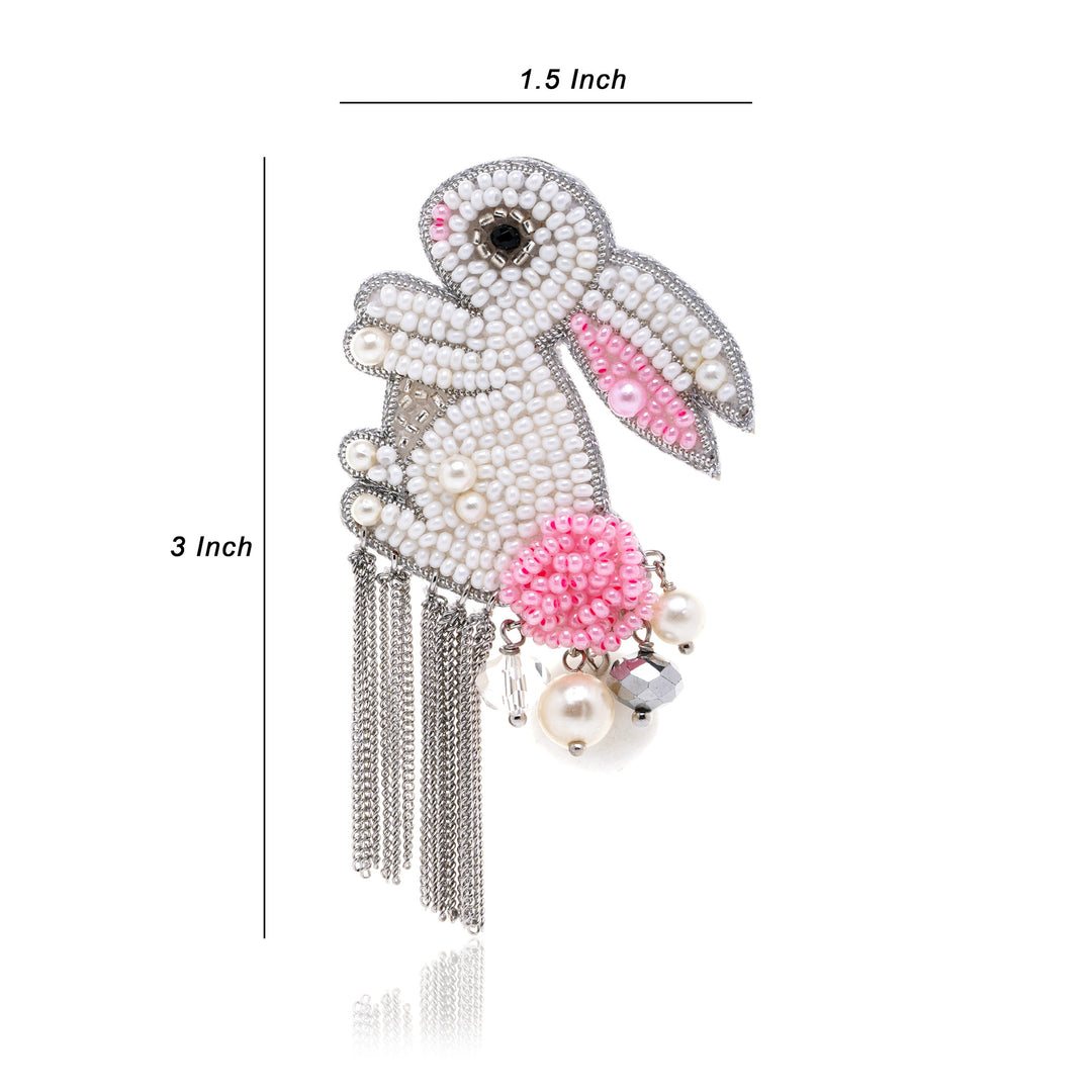 Hop to It Rabbit Earring