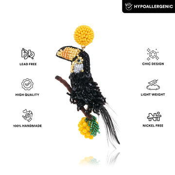 Peck Me Up Toucan Earring