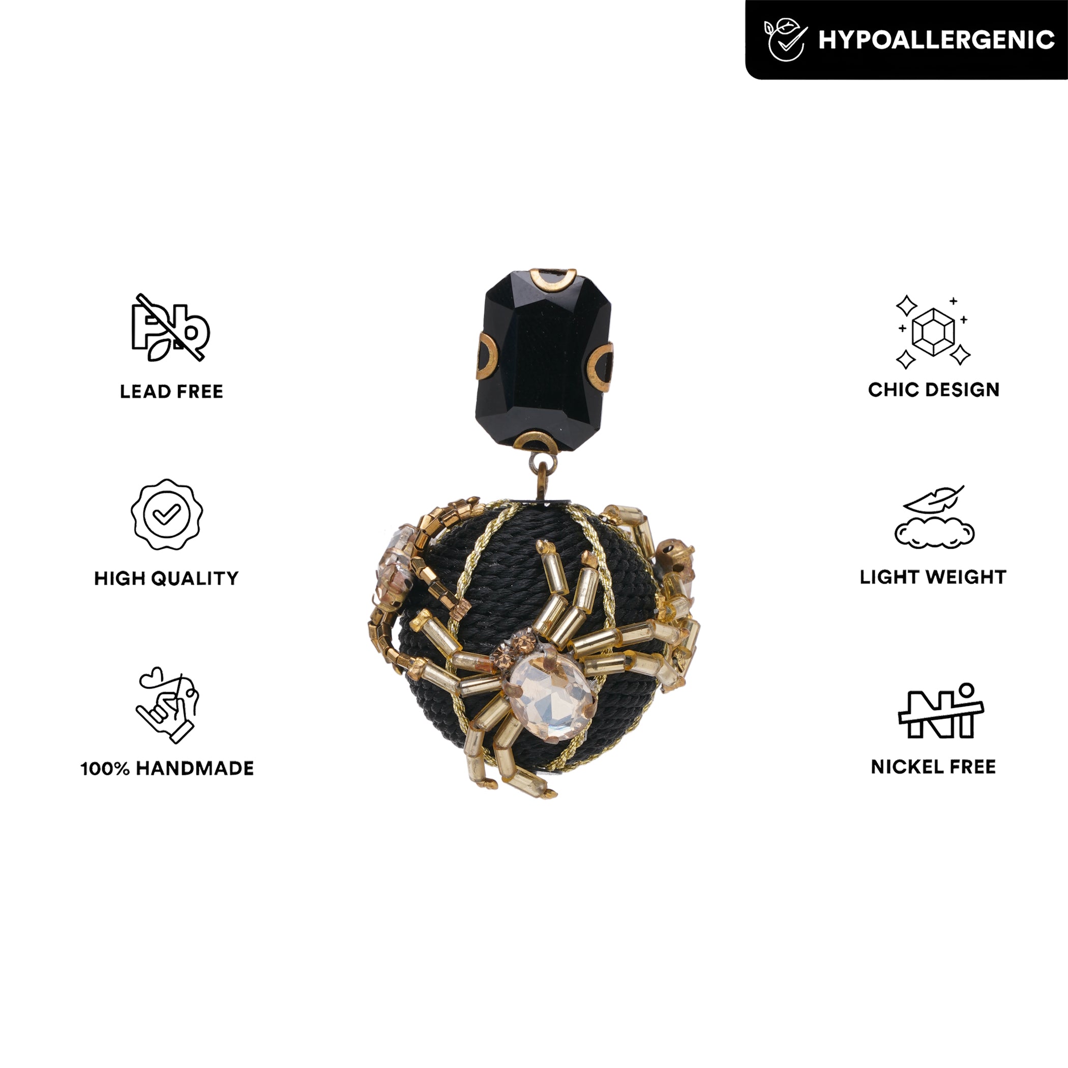 Web of Glam Earrings