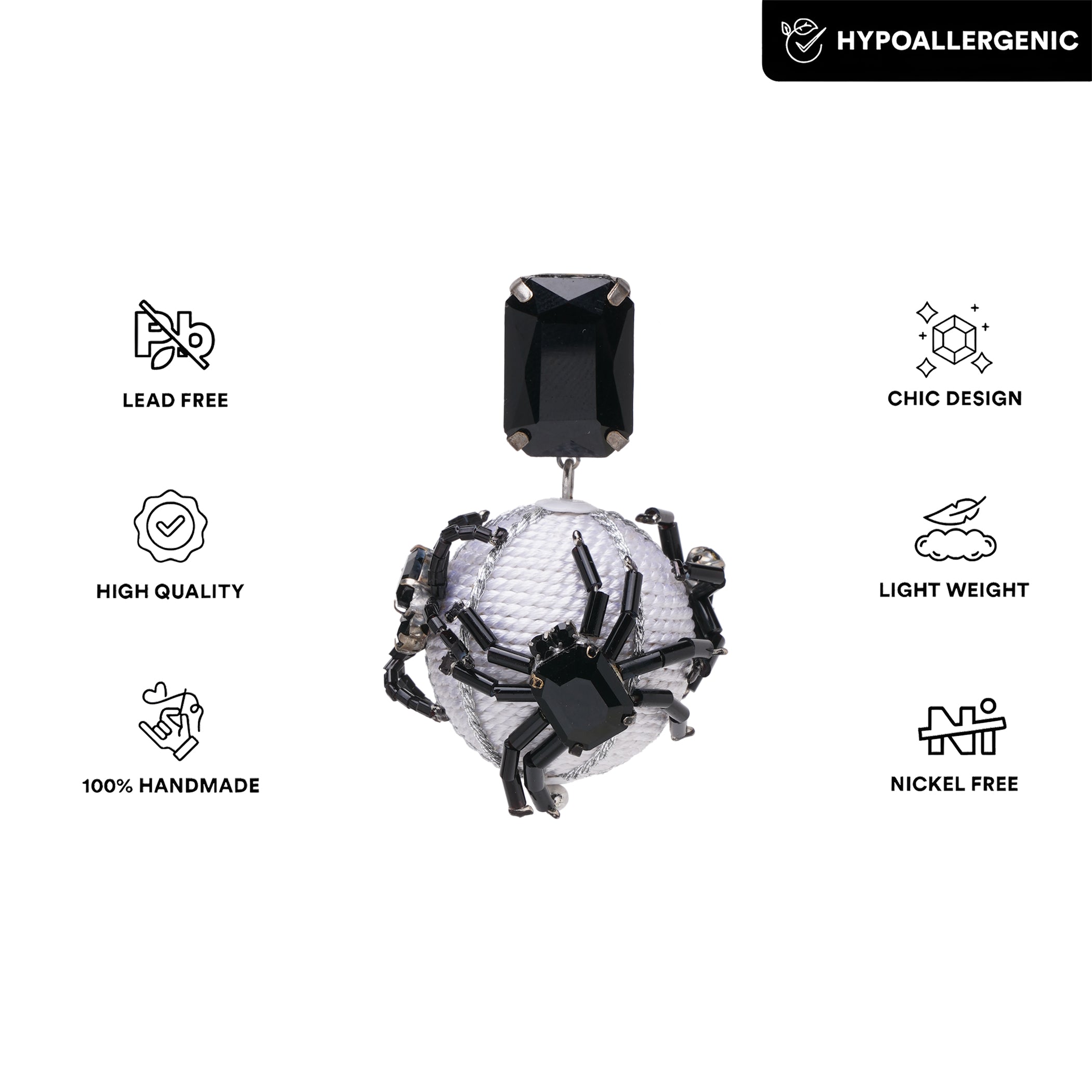 Web of Glam Earrings