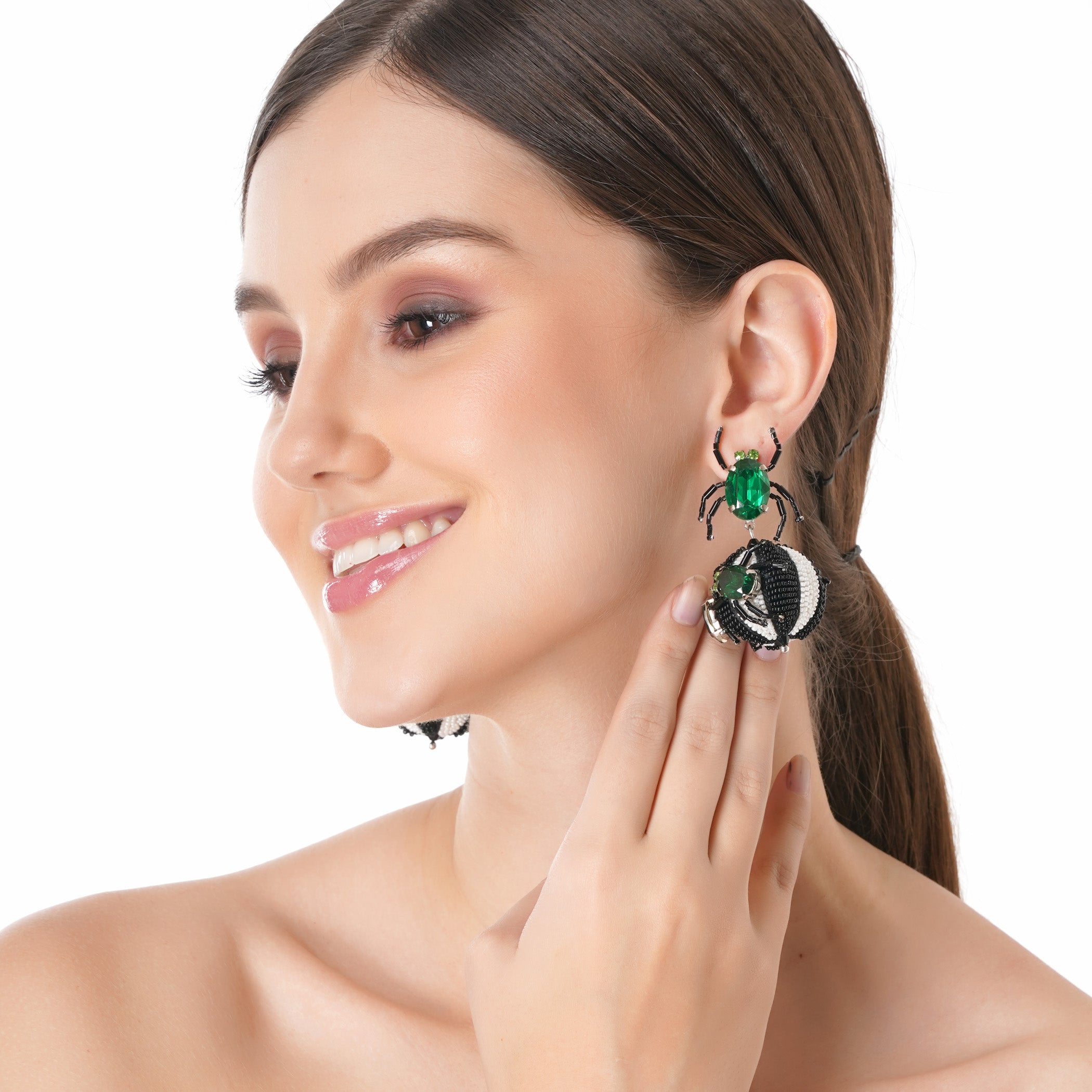 Web of Glam Earrings