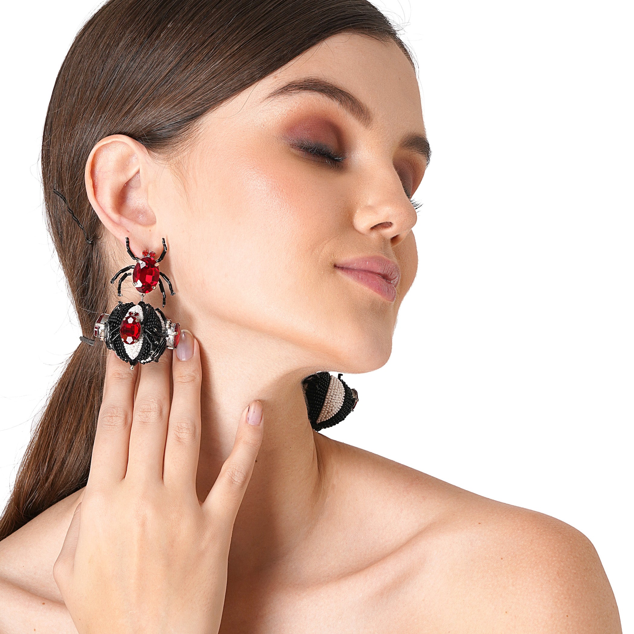 Web of Glam Earrings