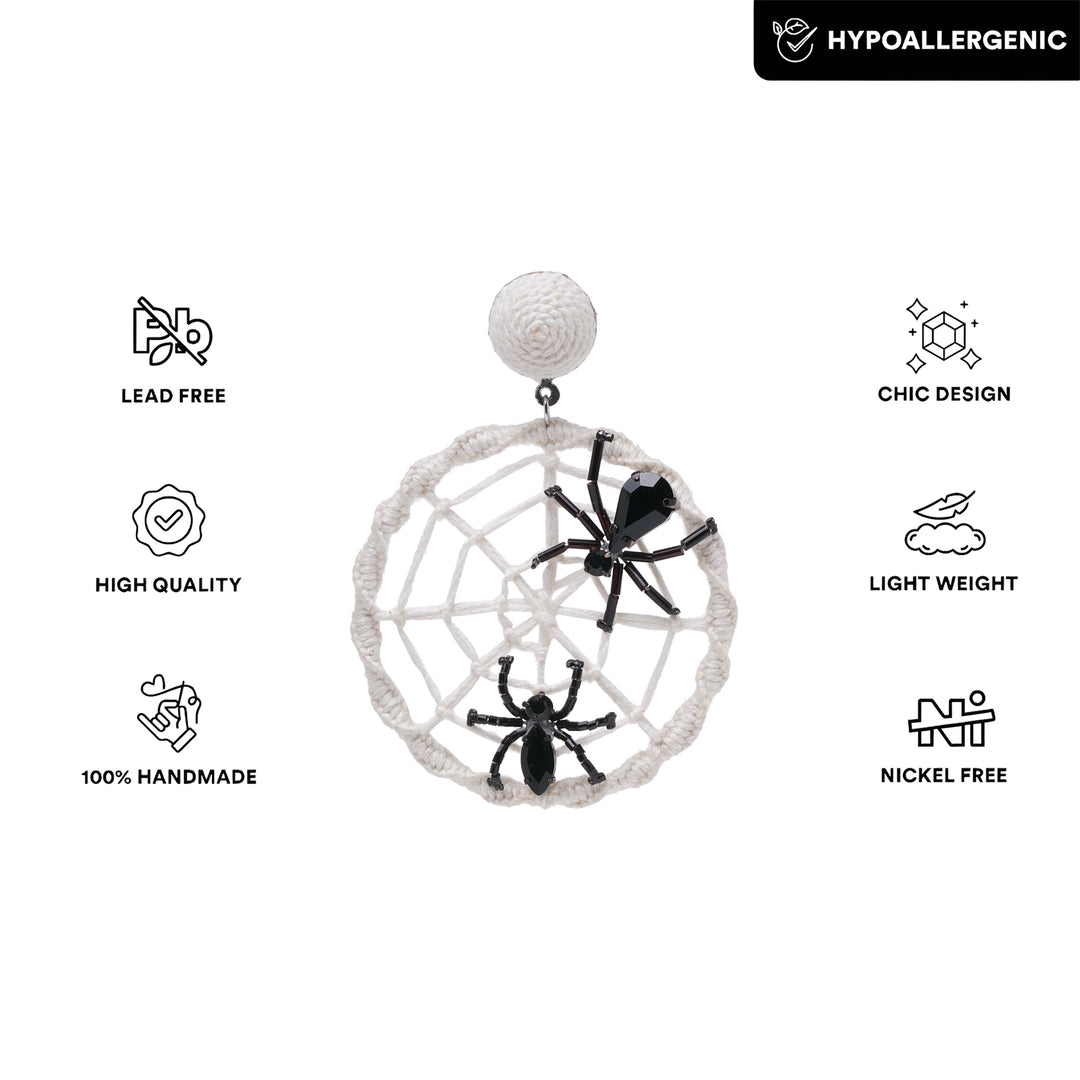 Spook-o’-Web Earrings