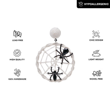 Spook-o’-Web Earrings