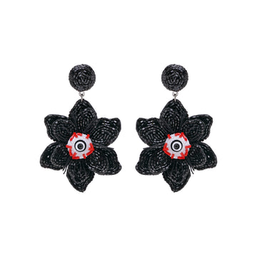 Spooky Flower Eye Earring