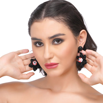 Spooky Flower Eye Earring