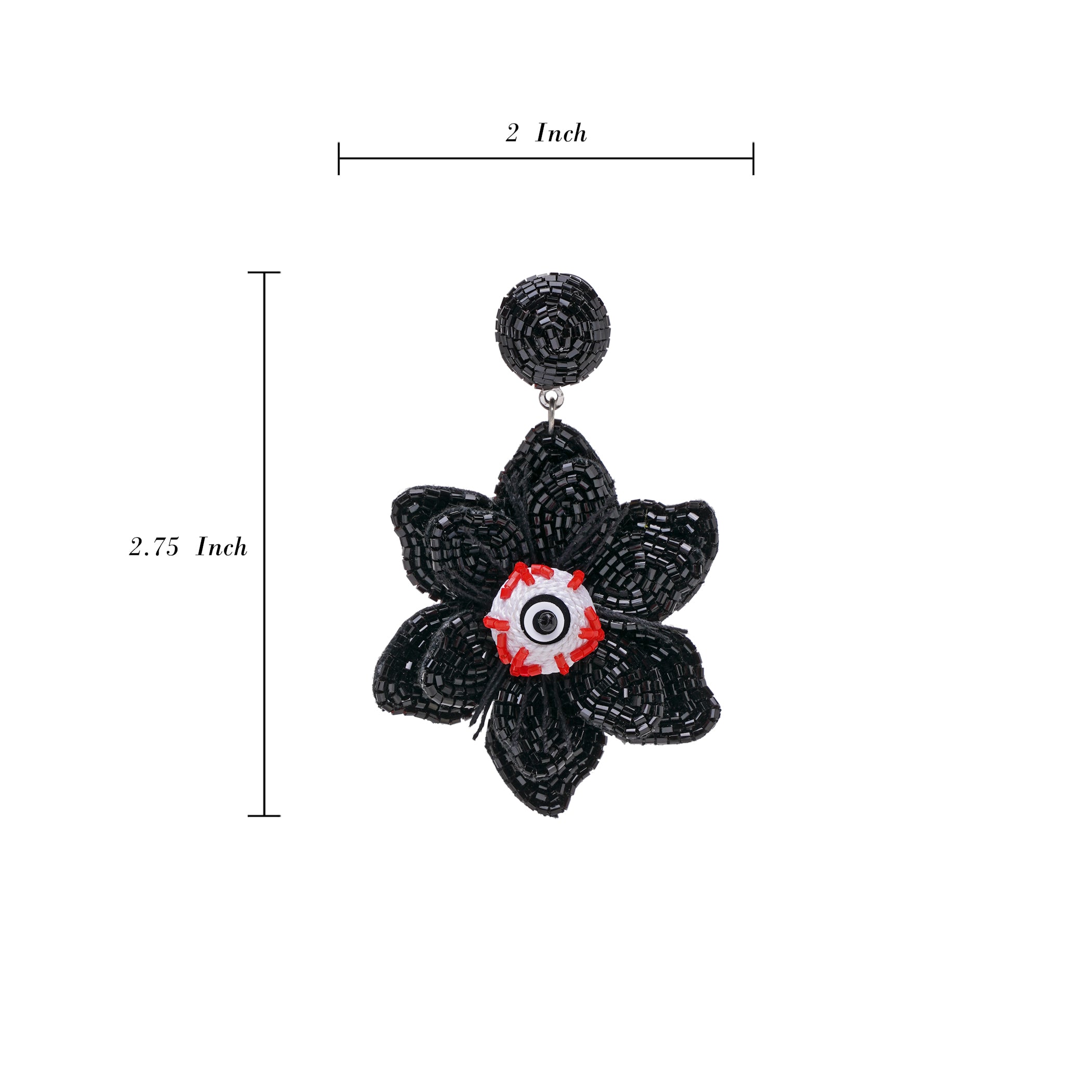 Spooky Flower Eye Earring