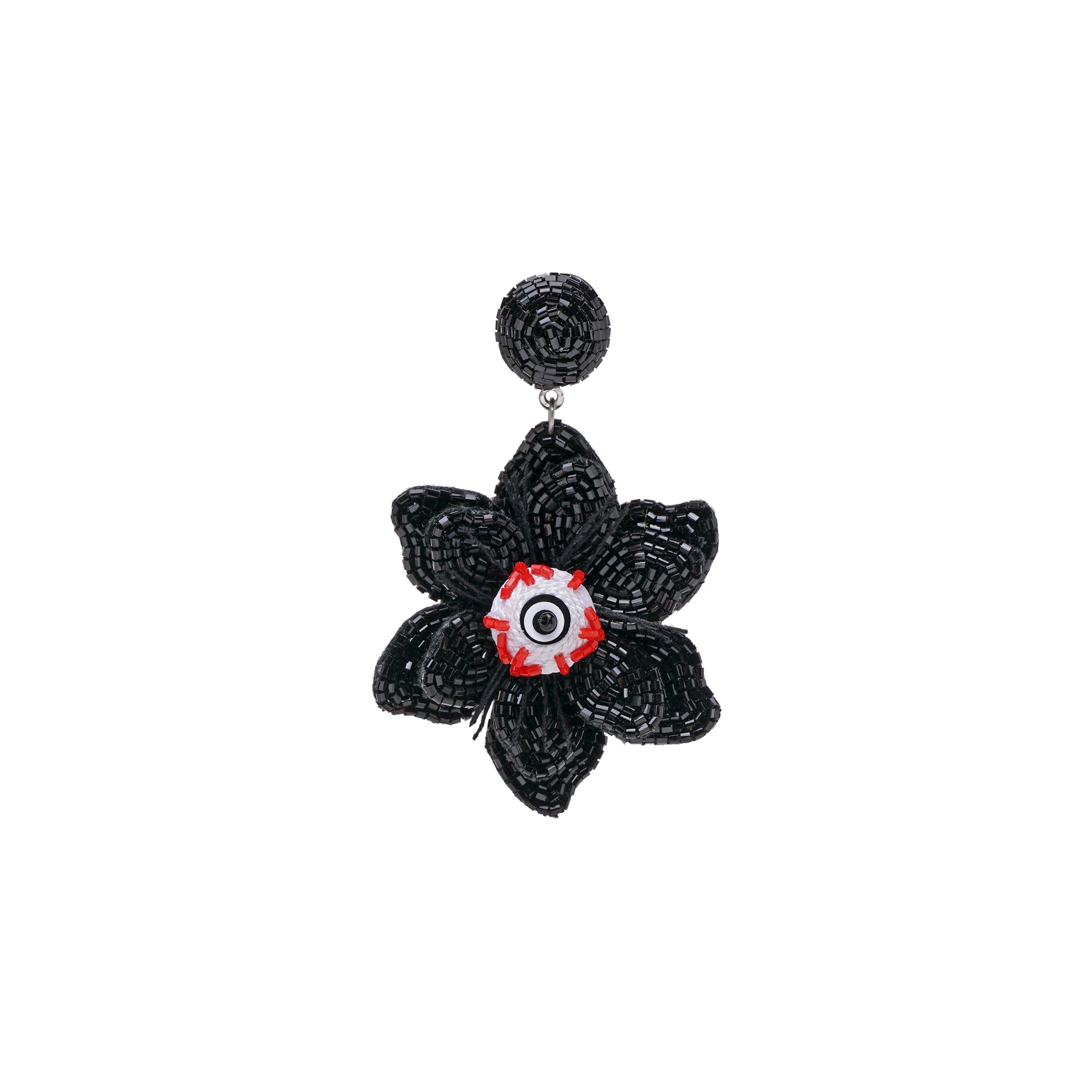 Spooky Flower Eye Earring