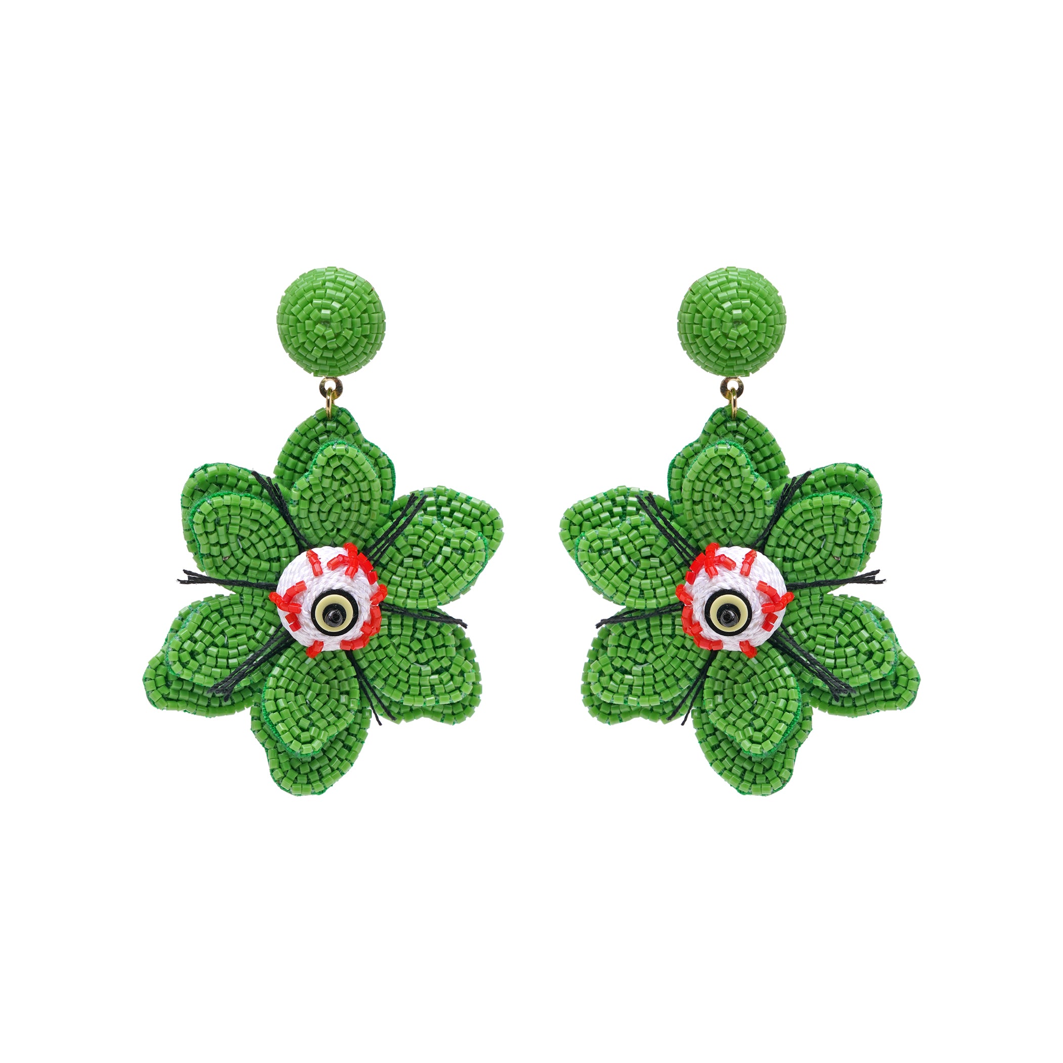 Spooky Flower Eye Earring