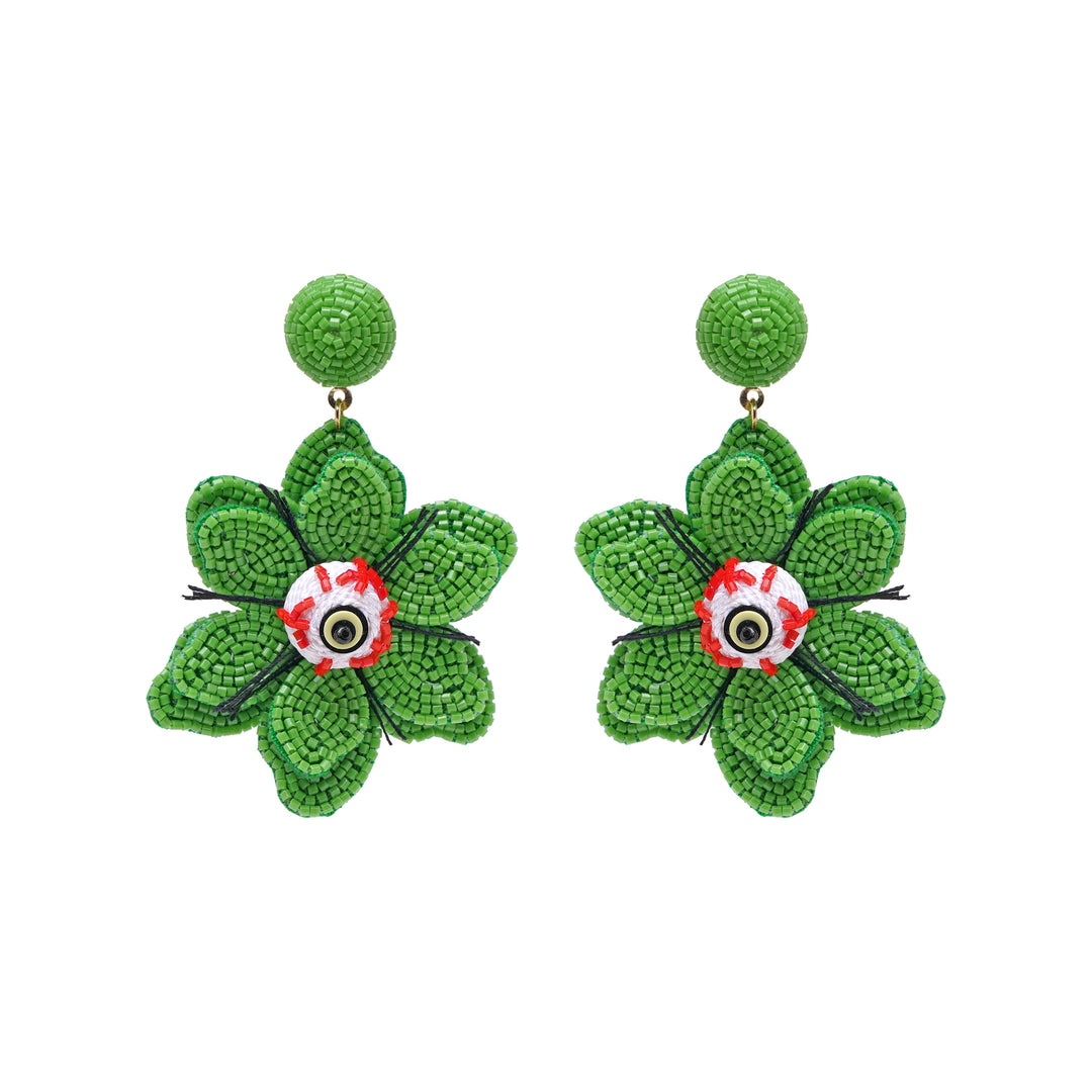 Spooky Flower Eye Earring