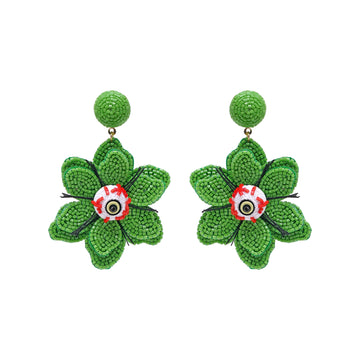Spooky Flower Eye Earring