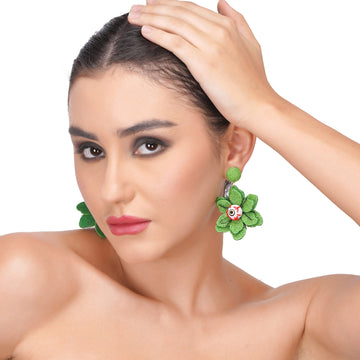 Spooky Flower Eye Earring