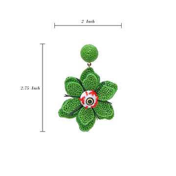 Spooky Flower Eye Earring