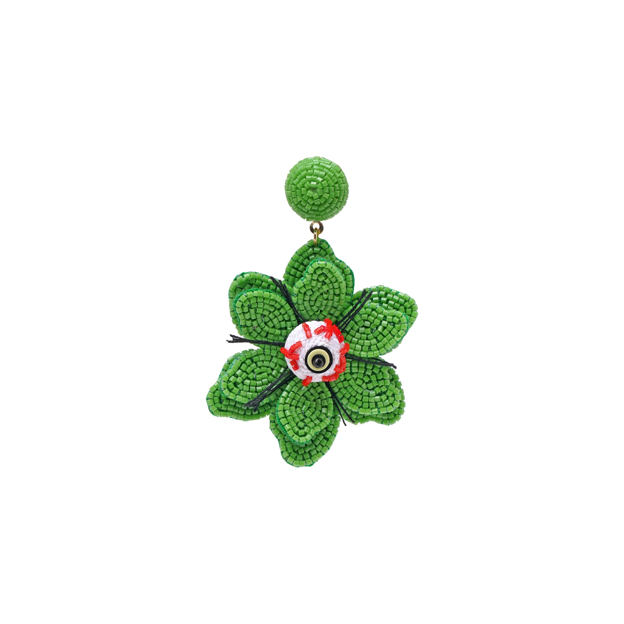 Spooky Flower Eye Earring