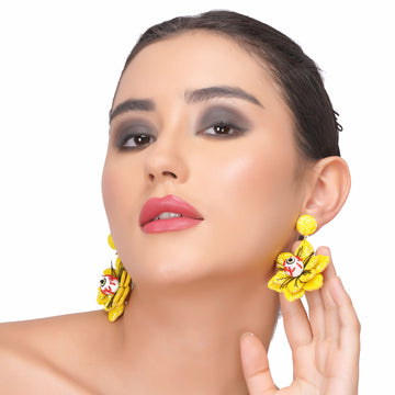 Spooky Flower Eye Earring