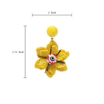 Spooky Flower Eye Earring