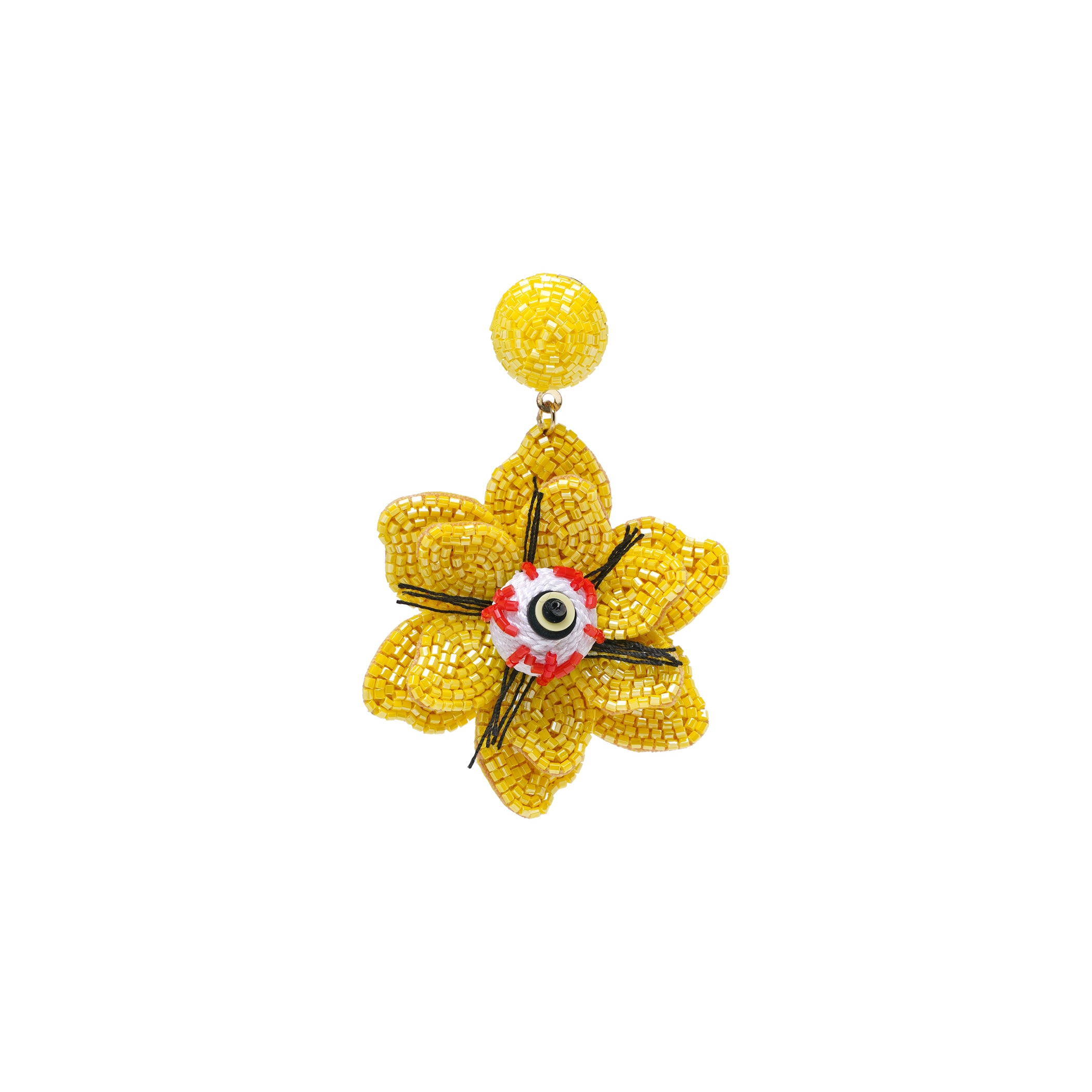 Spooky Flower Eye Earring
