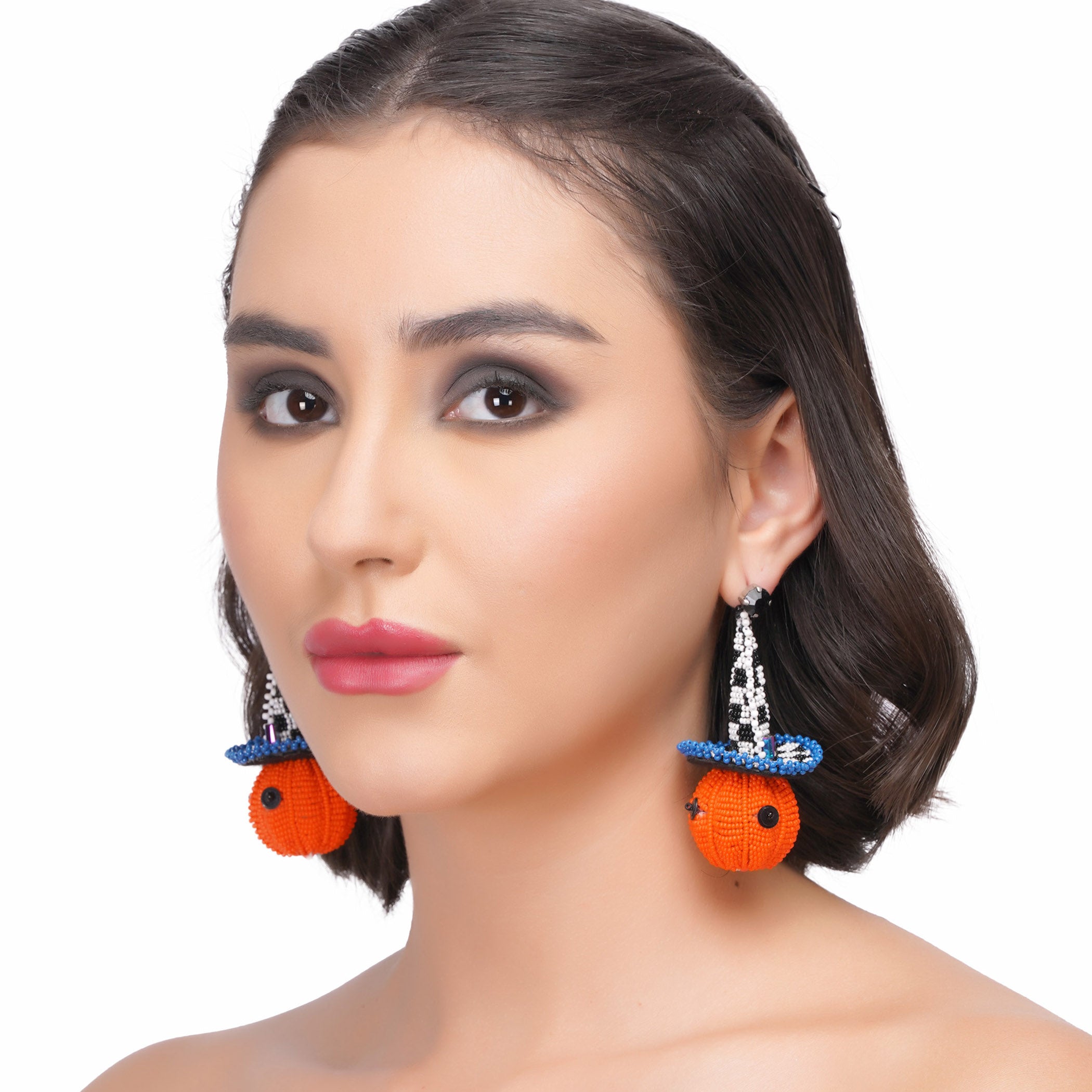 Hex-o’-Lantern Earrings