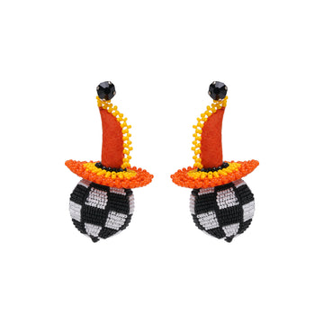 Hex-o’-Lantern Earrings