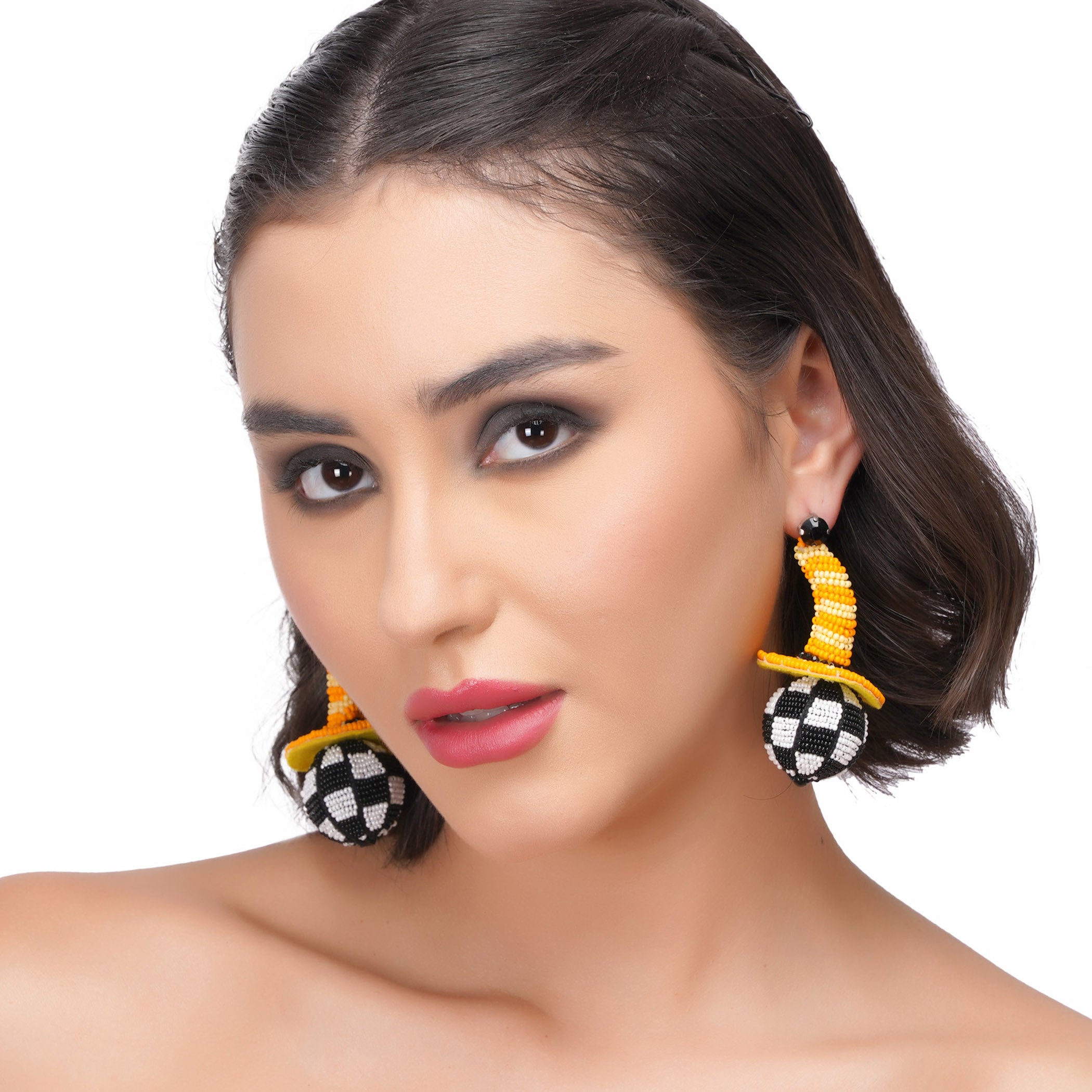 Hex-o’-Lantern Earrings