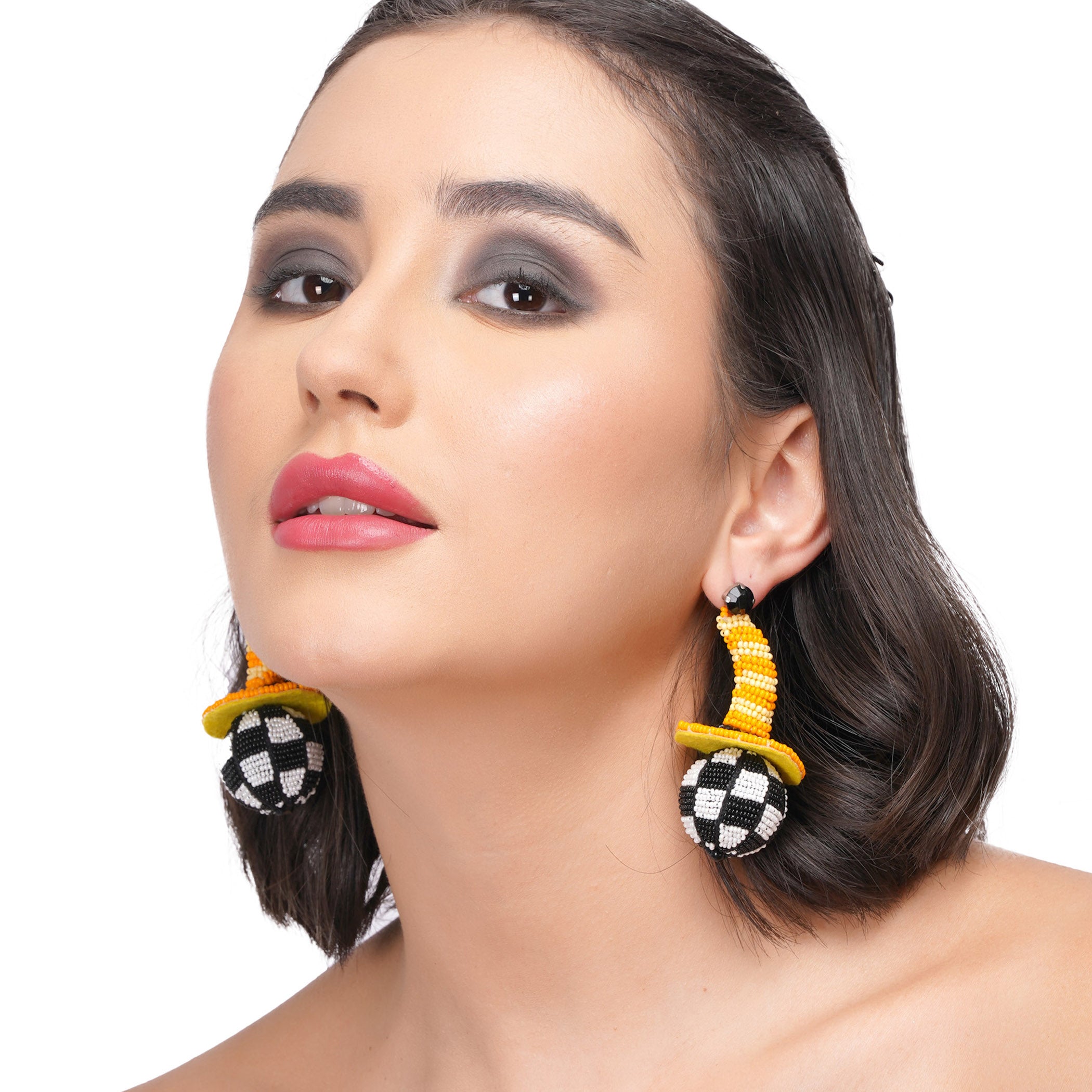 Hex-o’-Lantern Earrings