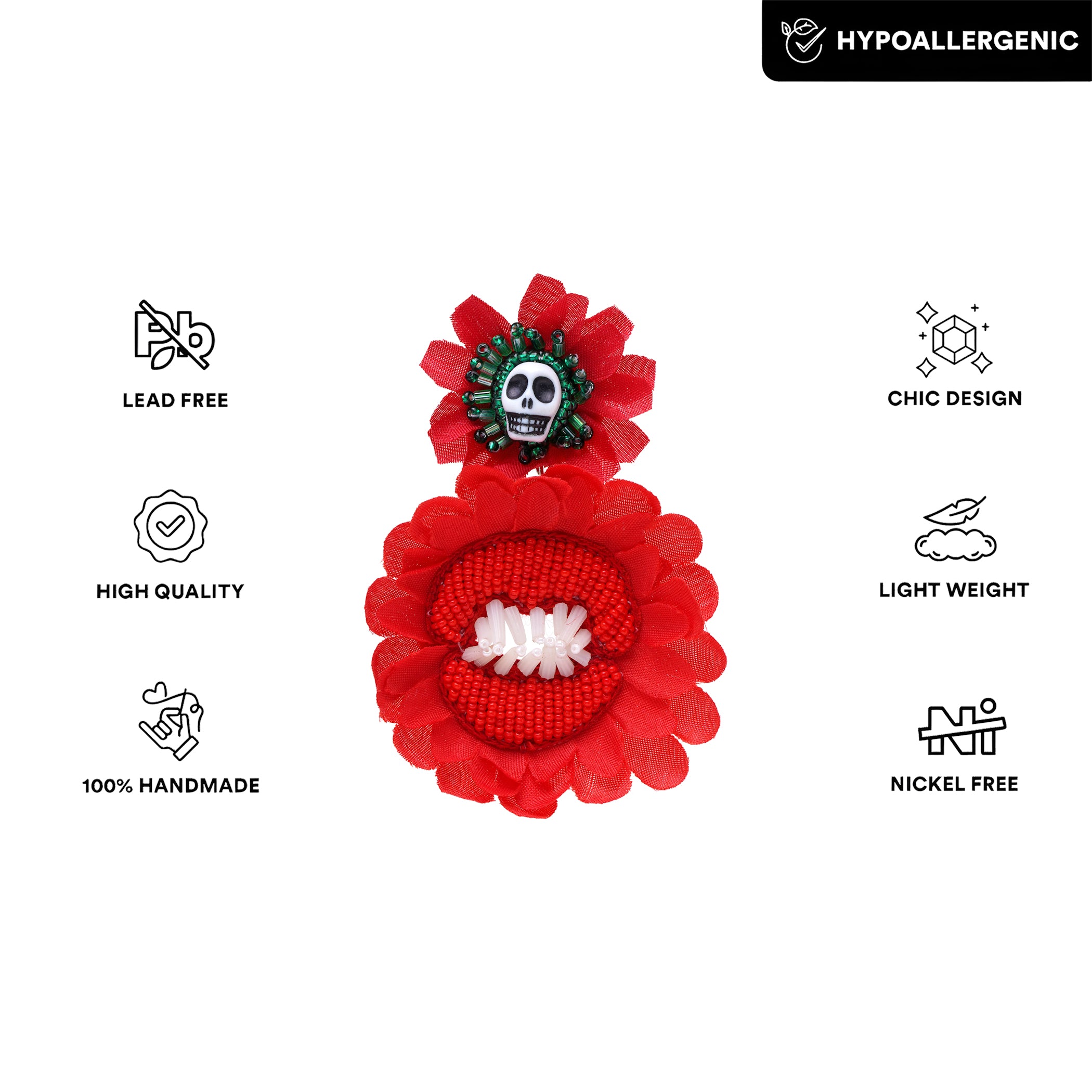 Creepy Bloom Earrings