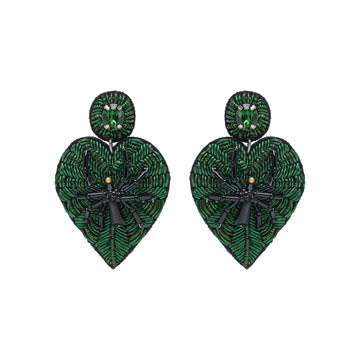 Spider Heart Earring