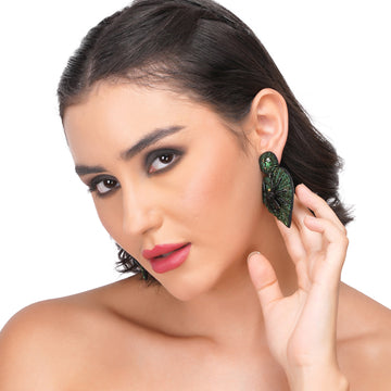 Spider Heart Earring