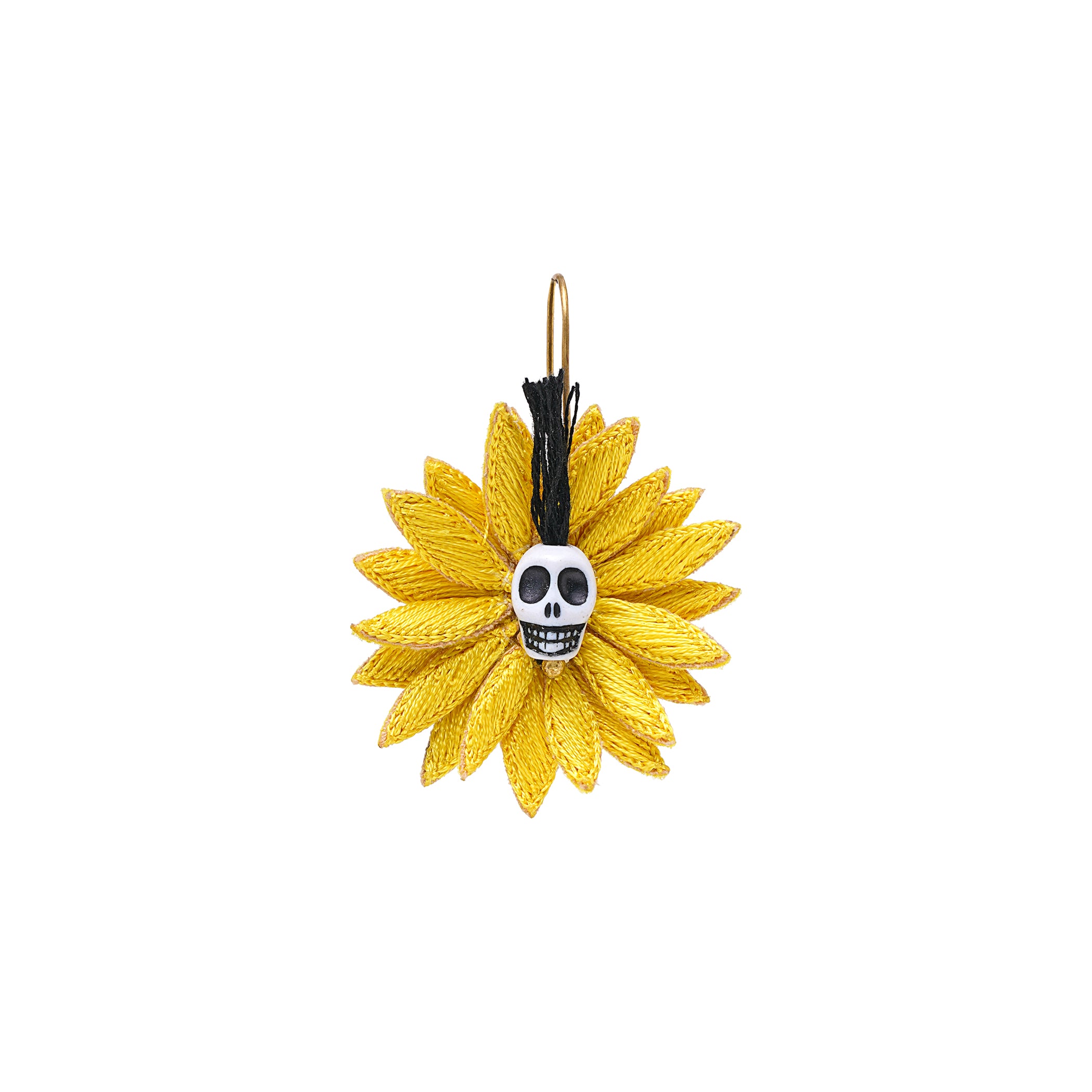 Skull Flower Earrings