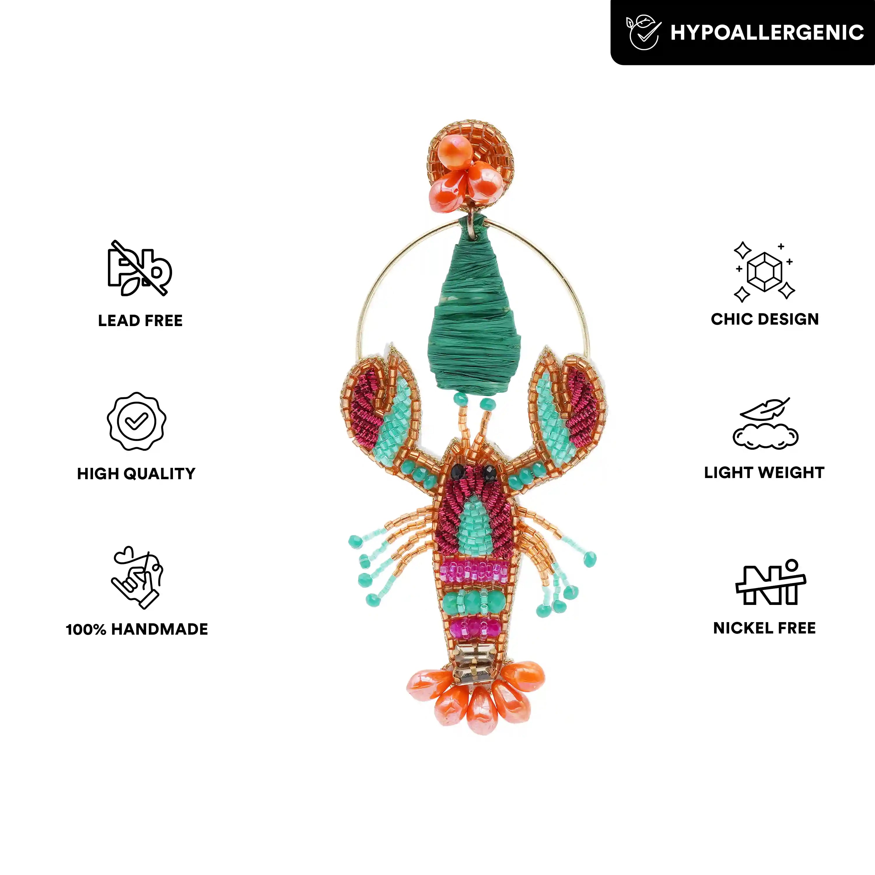 Claw Me Lobster Earrings