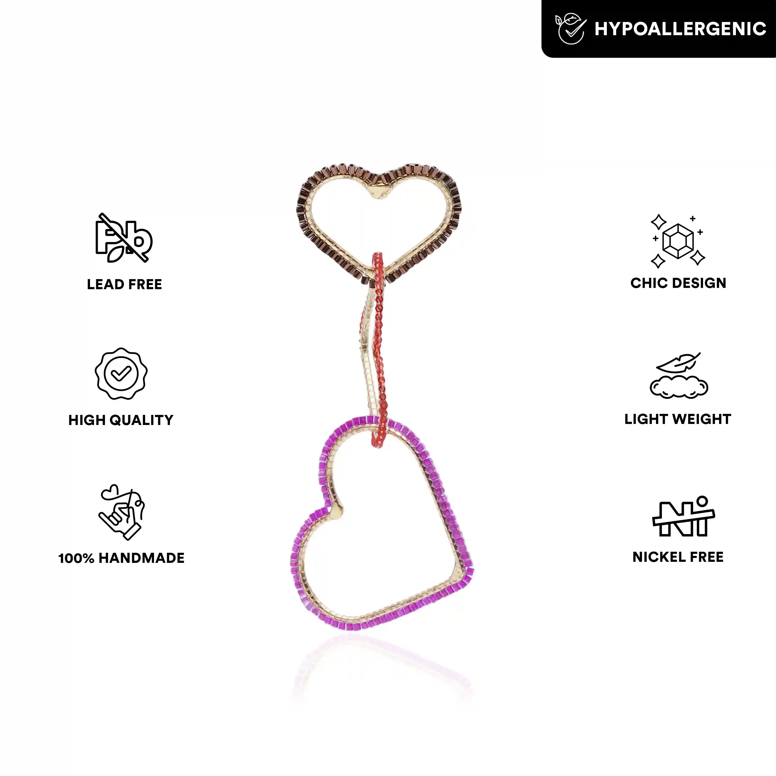 Verve Heart Earrings