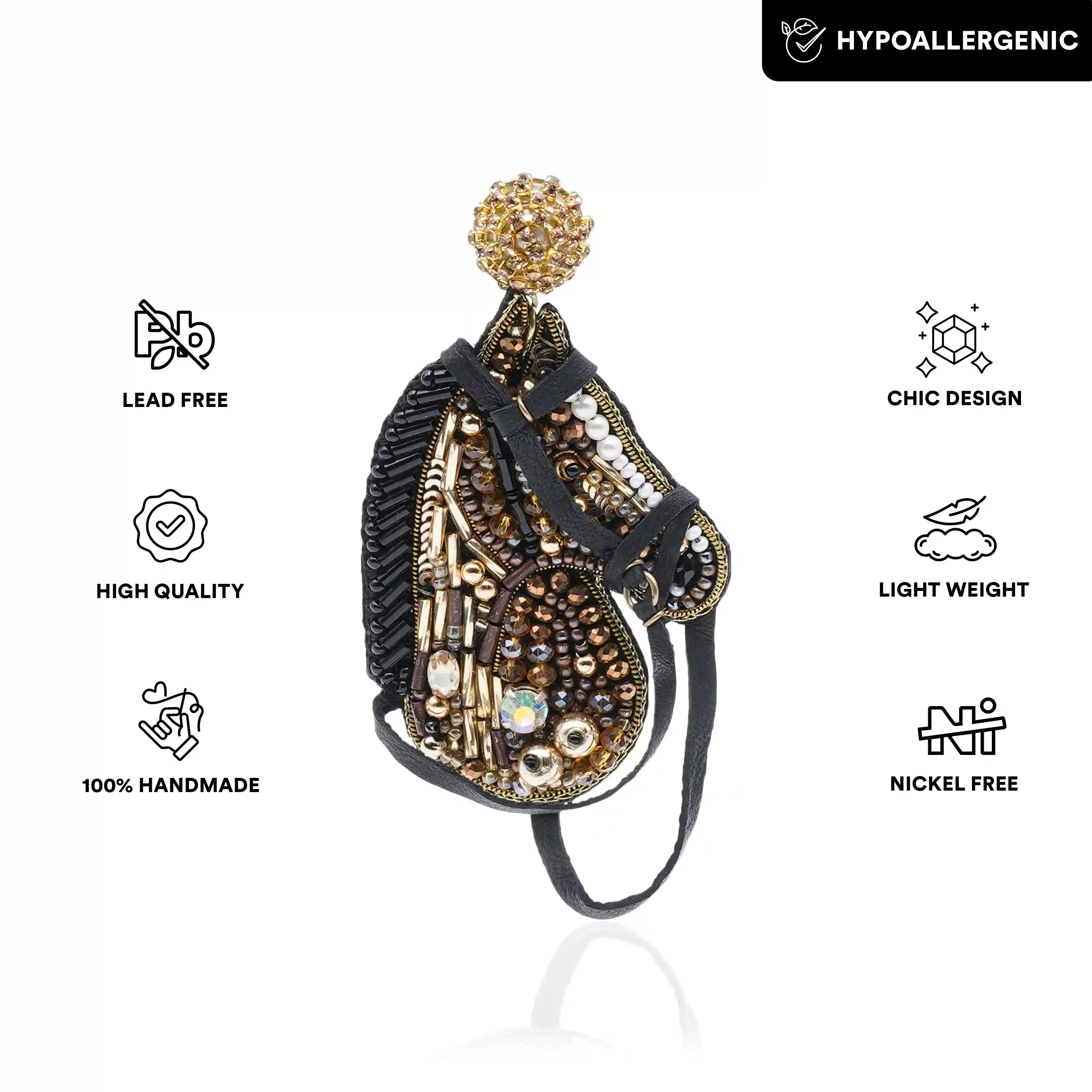 High Stride Horse Earrings