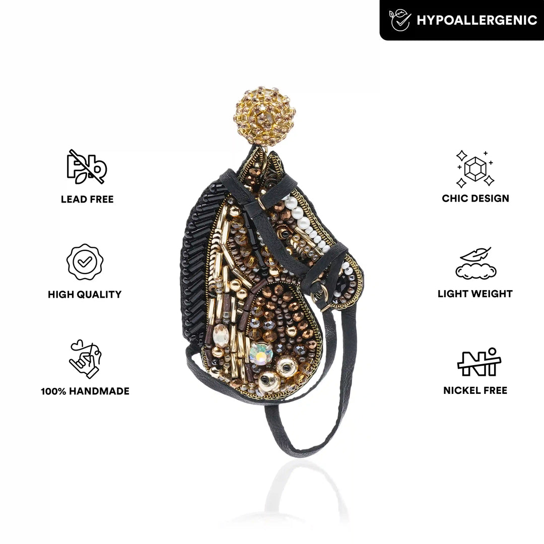 High Stride Horse Earrings
