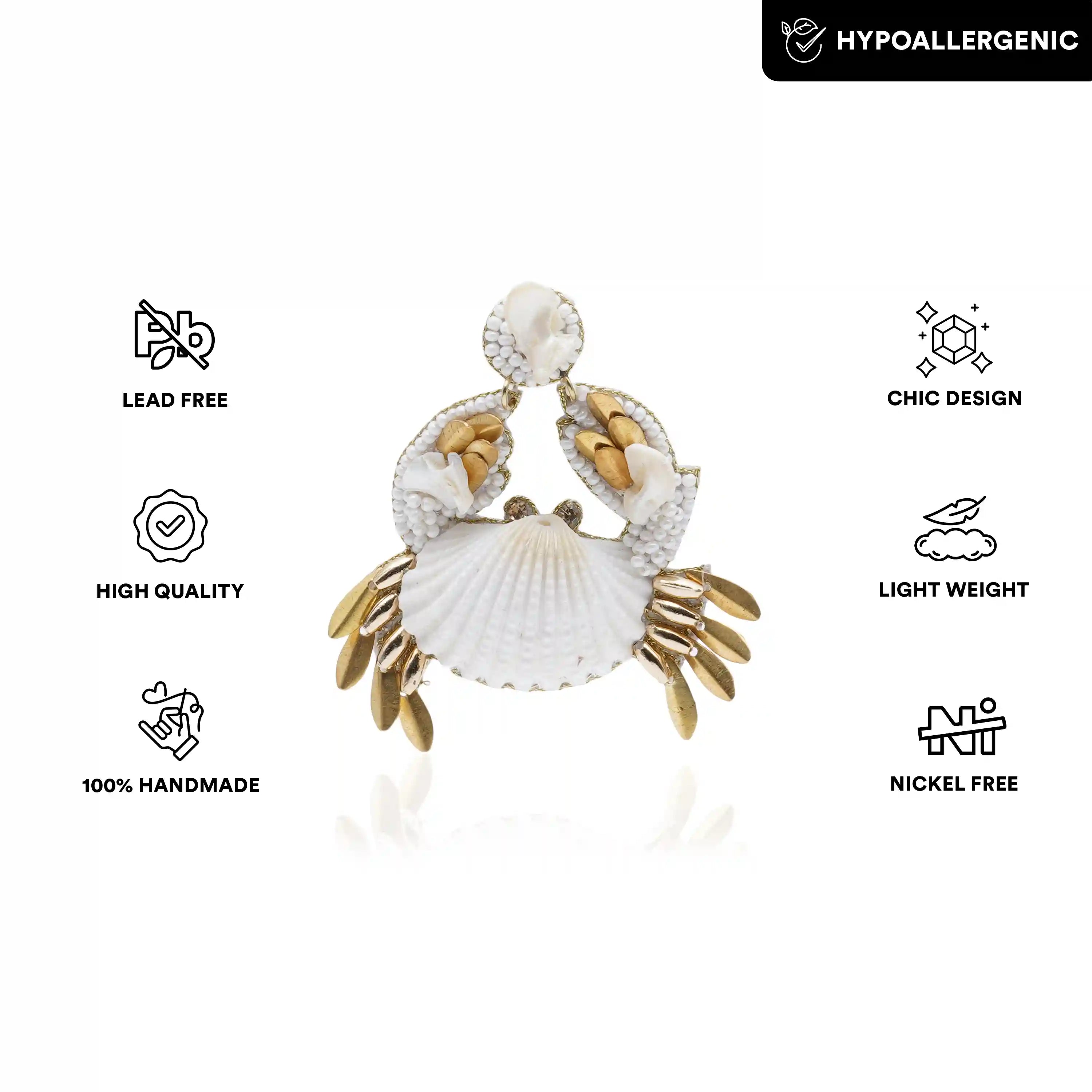 Cut-the-Crab Earrings