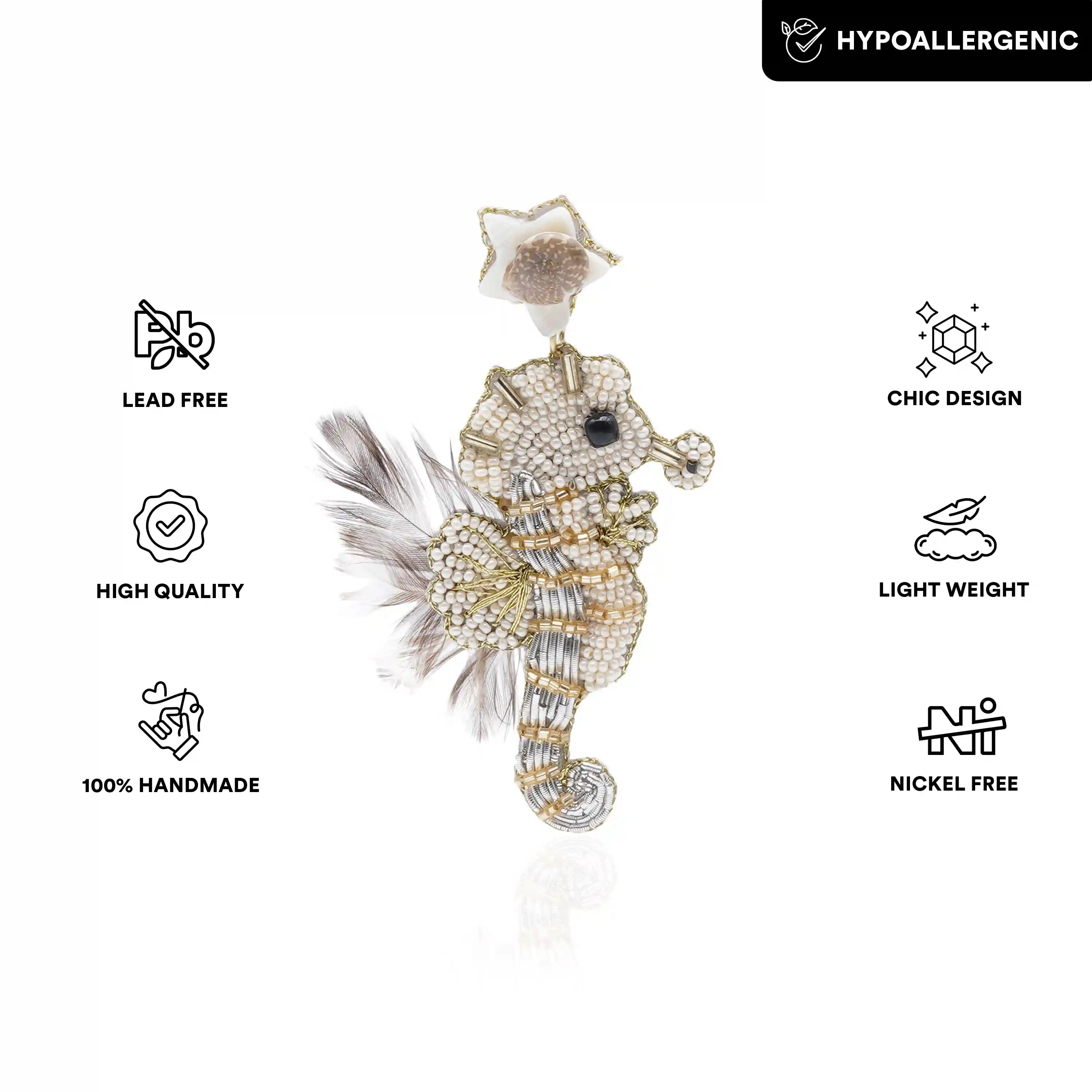 Pacific Seahorse Earrings