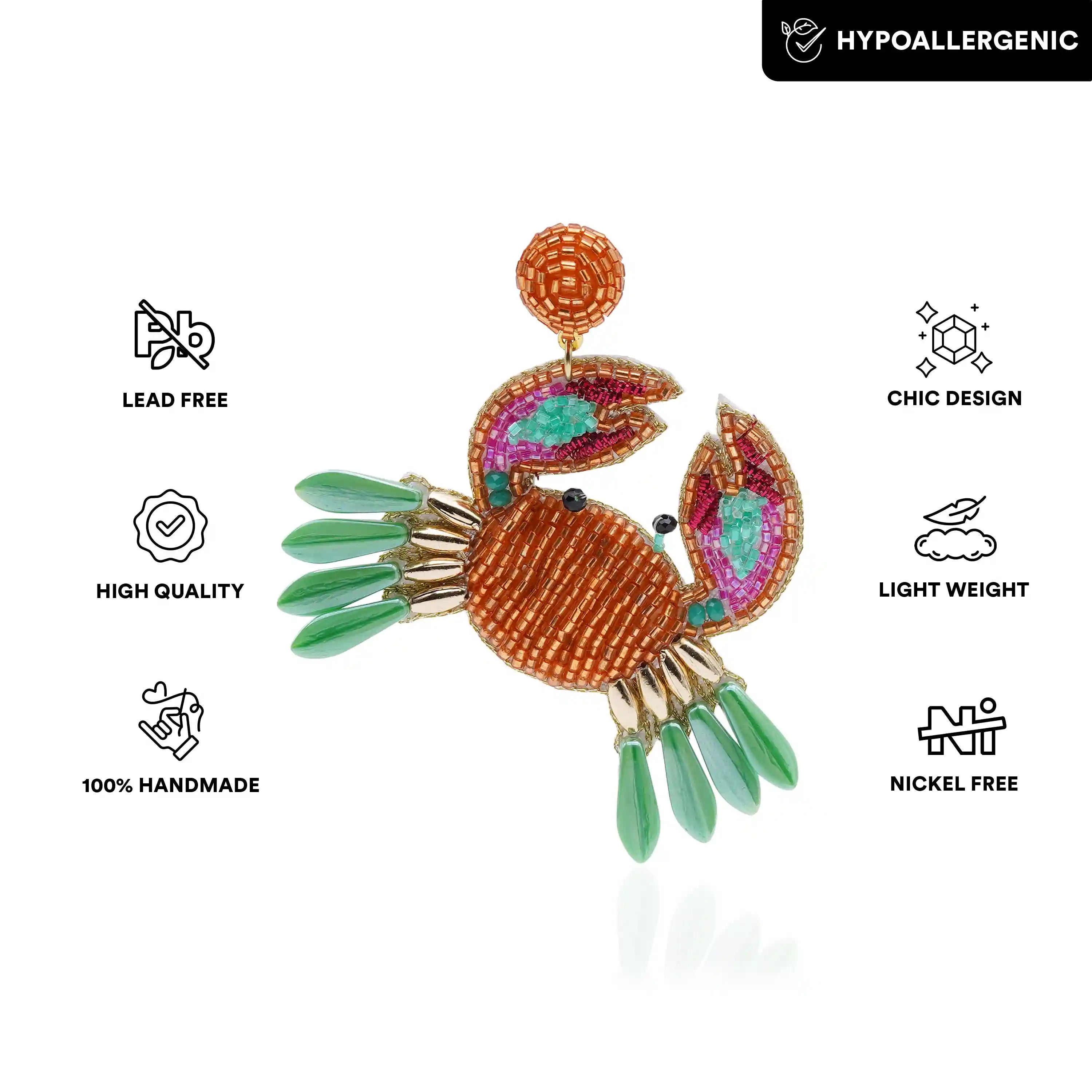 Cut-the-Crab Earrings