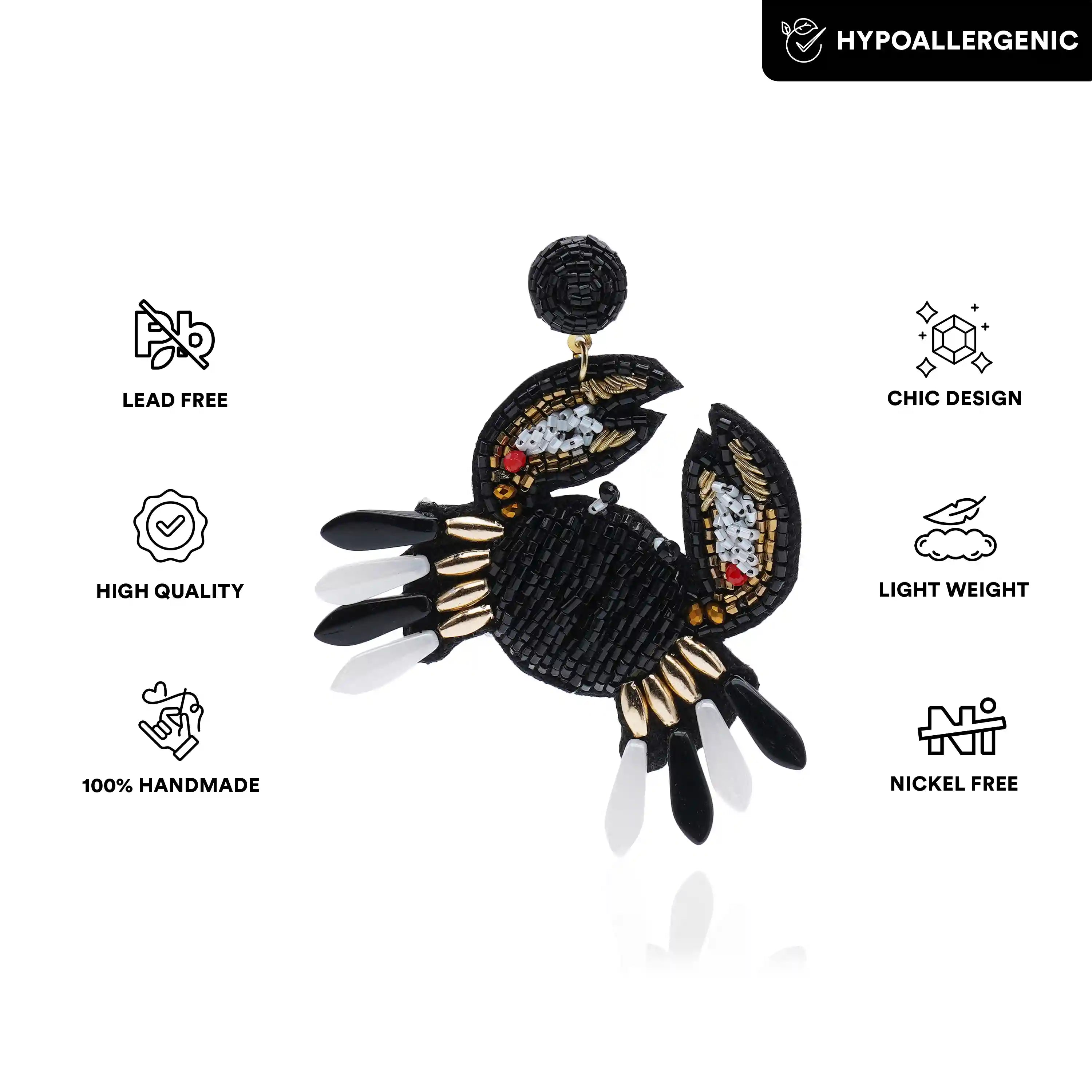 Cut-the-Crab Earrings