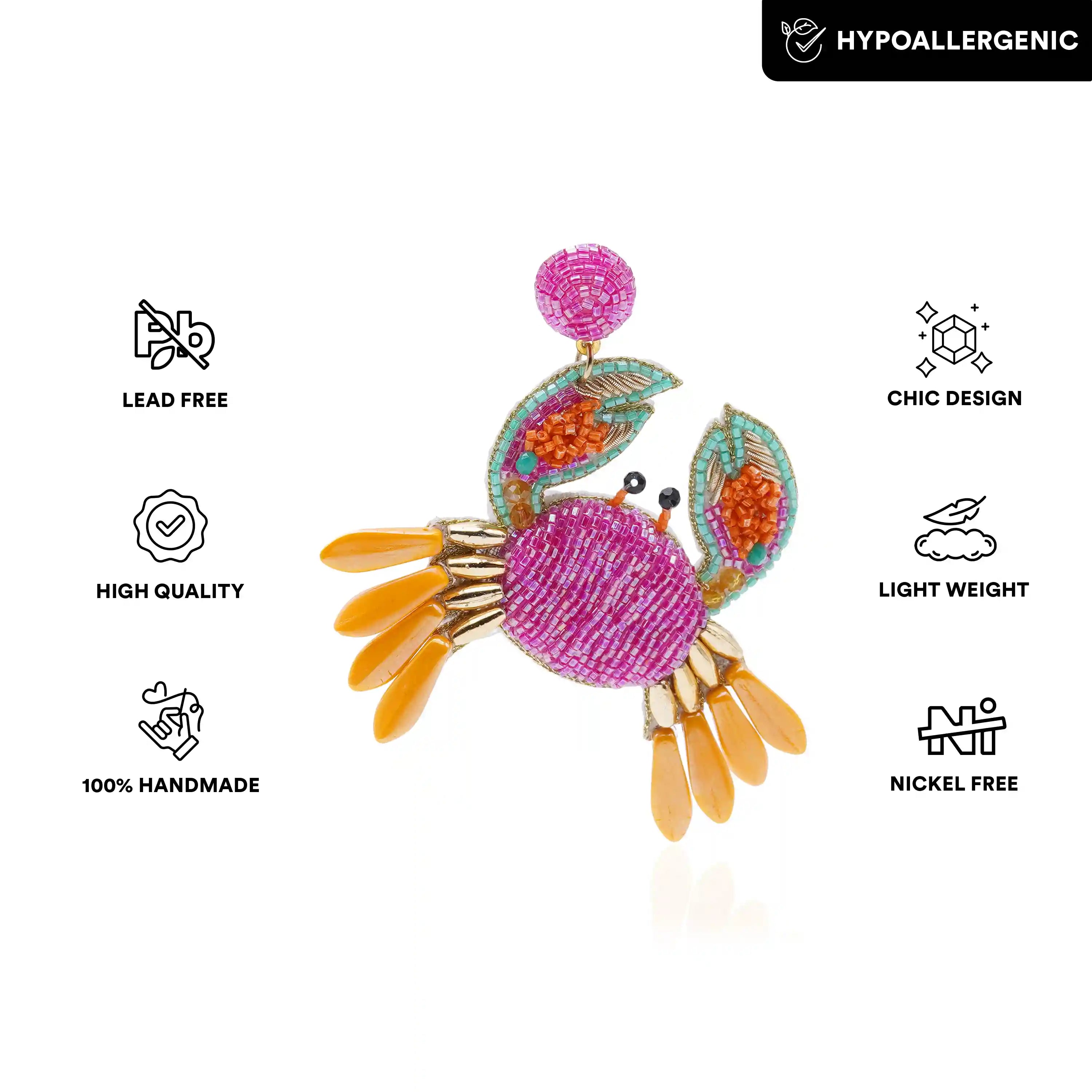 Cut-the-Crab Earrings