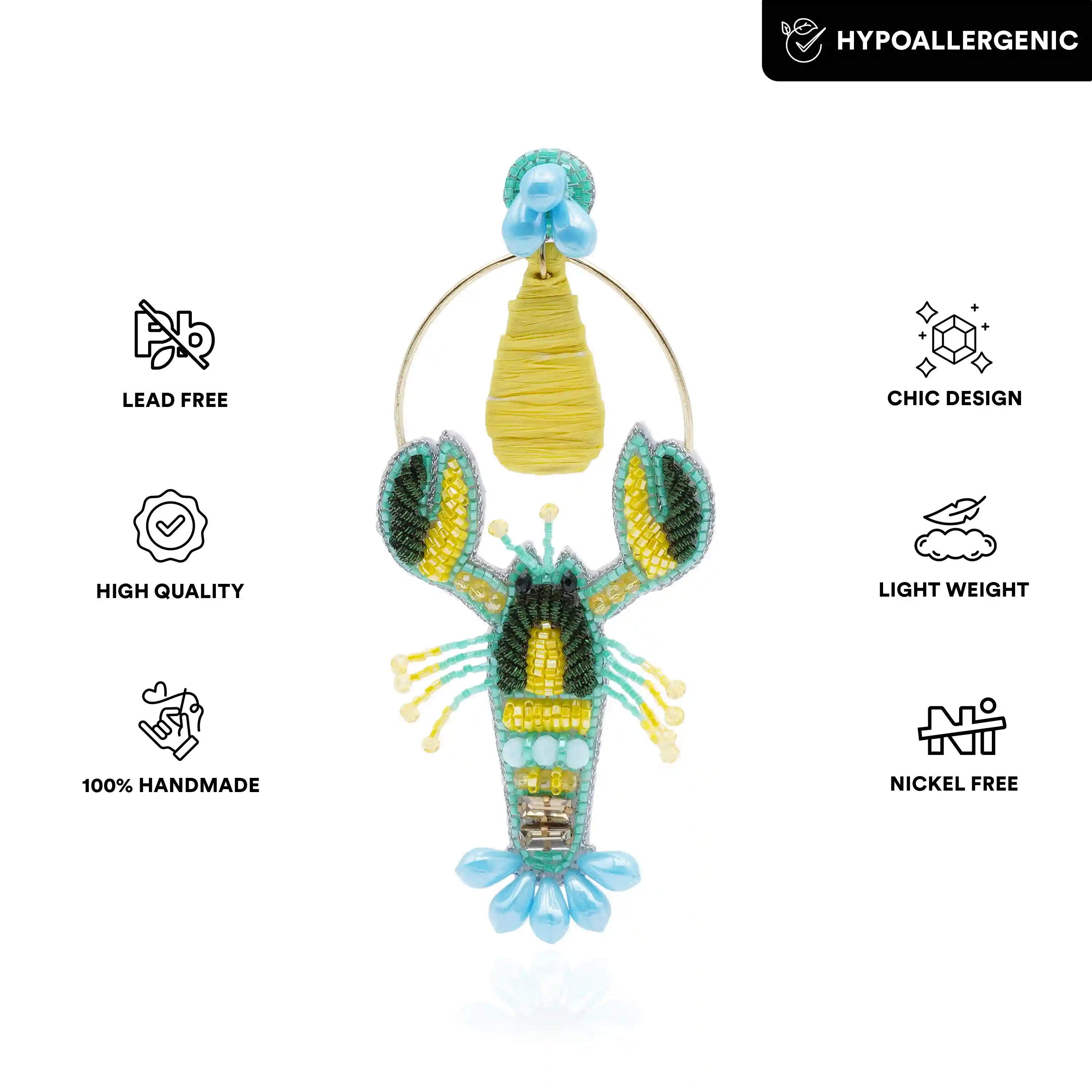 Claw Me Lobster Earrings