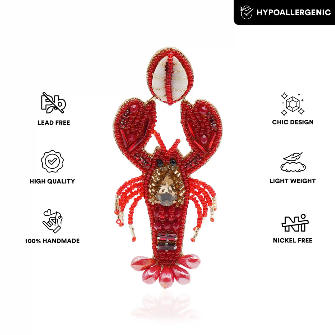 Claw Game Lobster Earrings