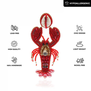 Claw Game Lobster Earrings