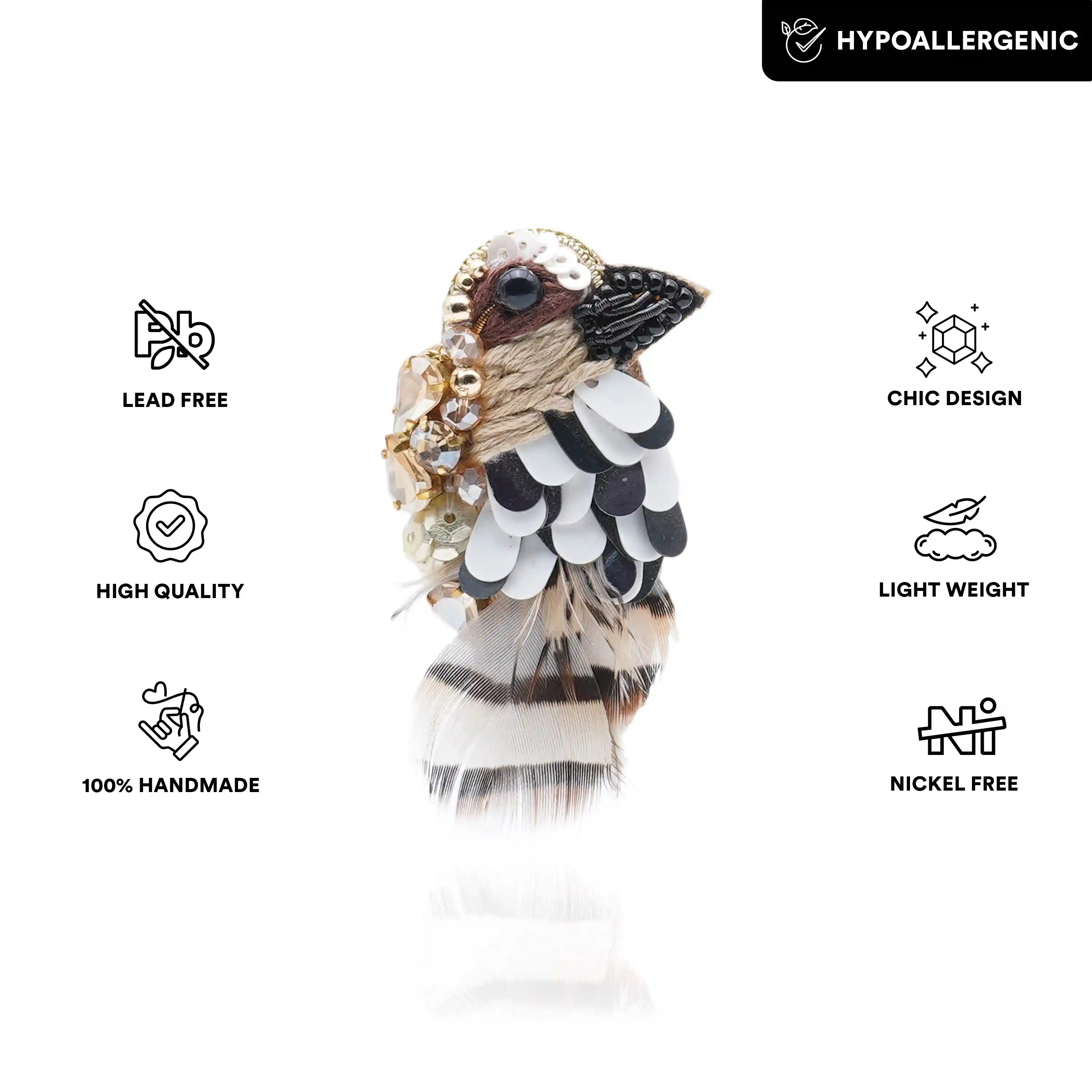 Feathered Glide Earrings