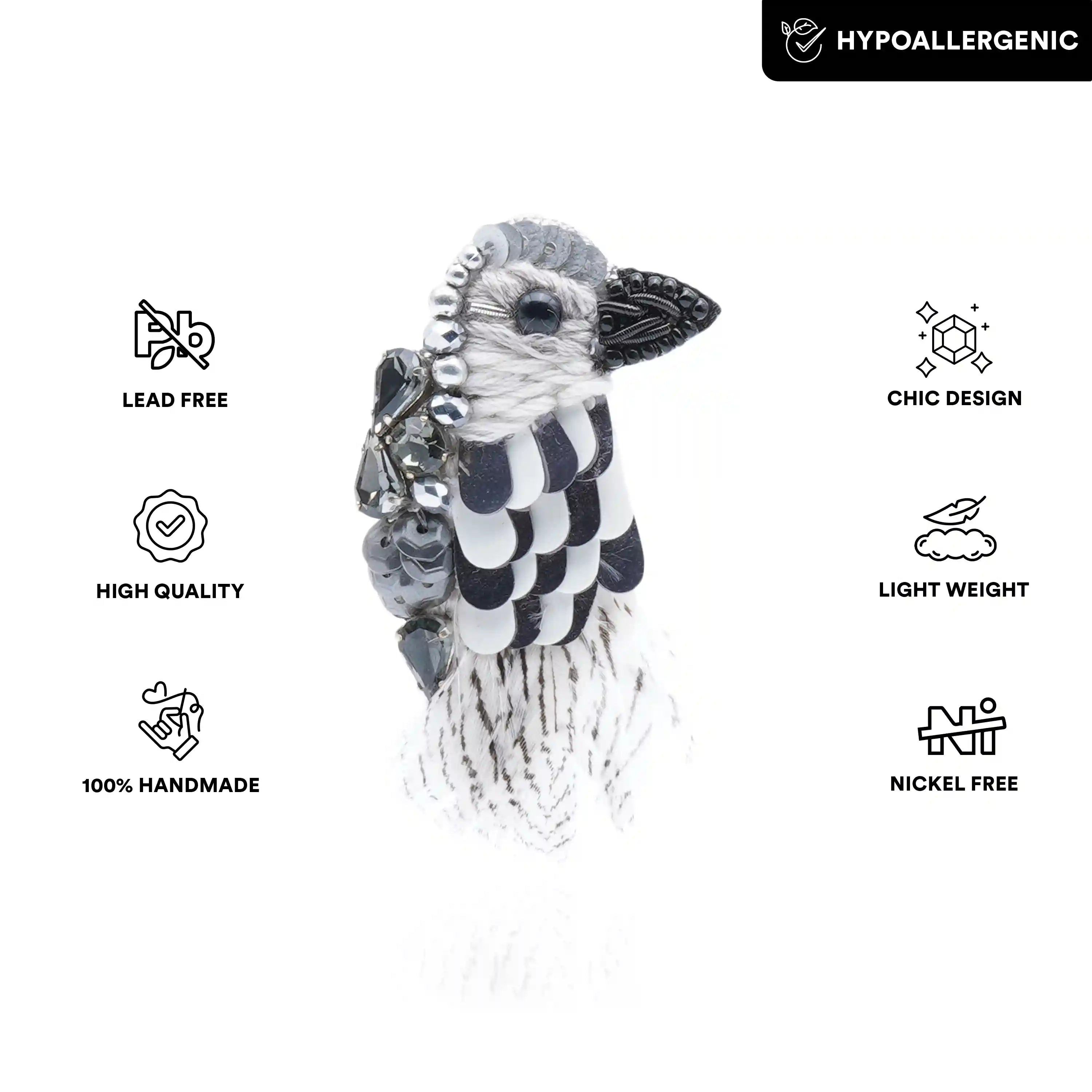 Feathered Glide Earrings Test