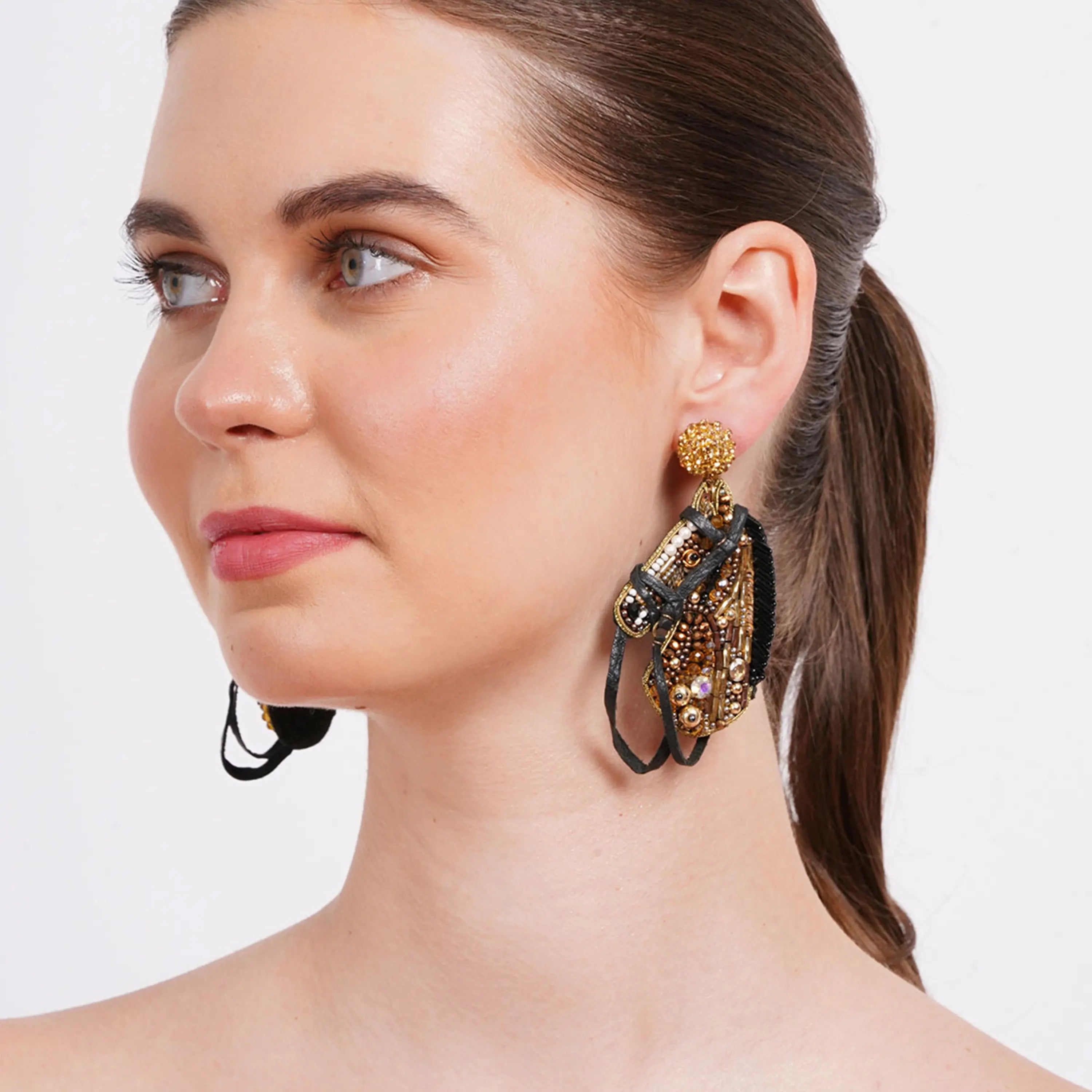 High Stride Horse Earrings