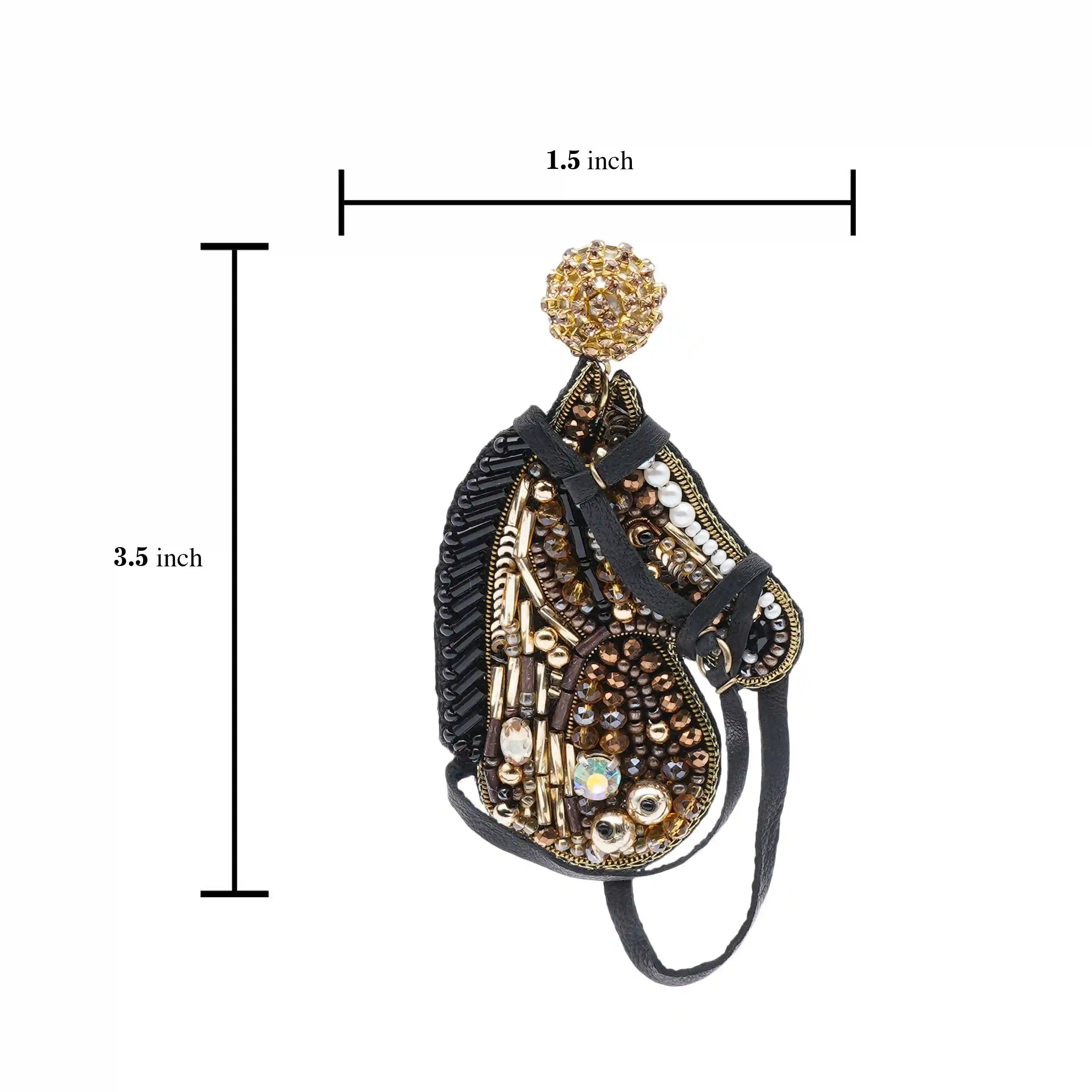 High Stride Horse Earrings
