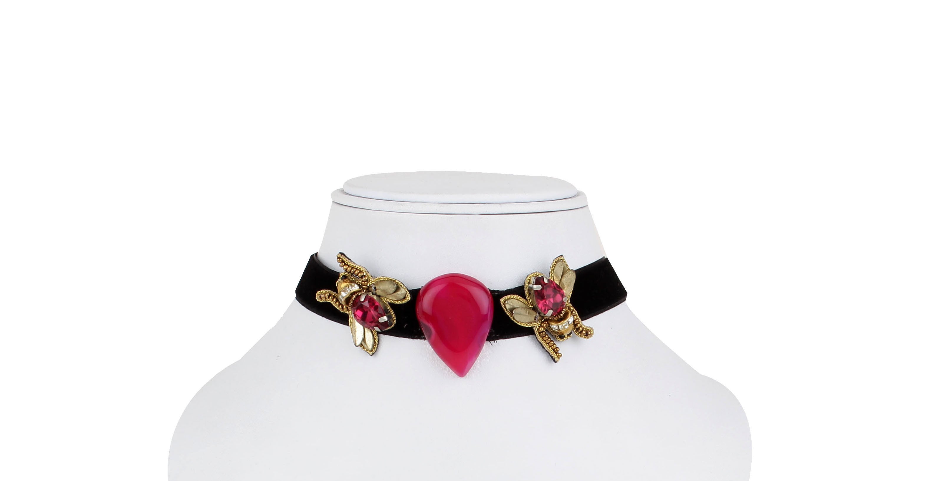 Velvet Wings Choker Necklace