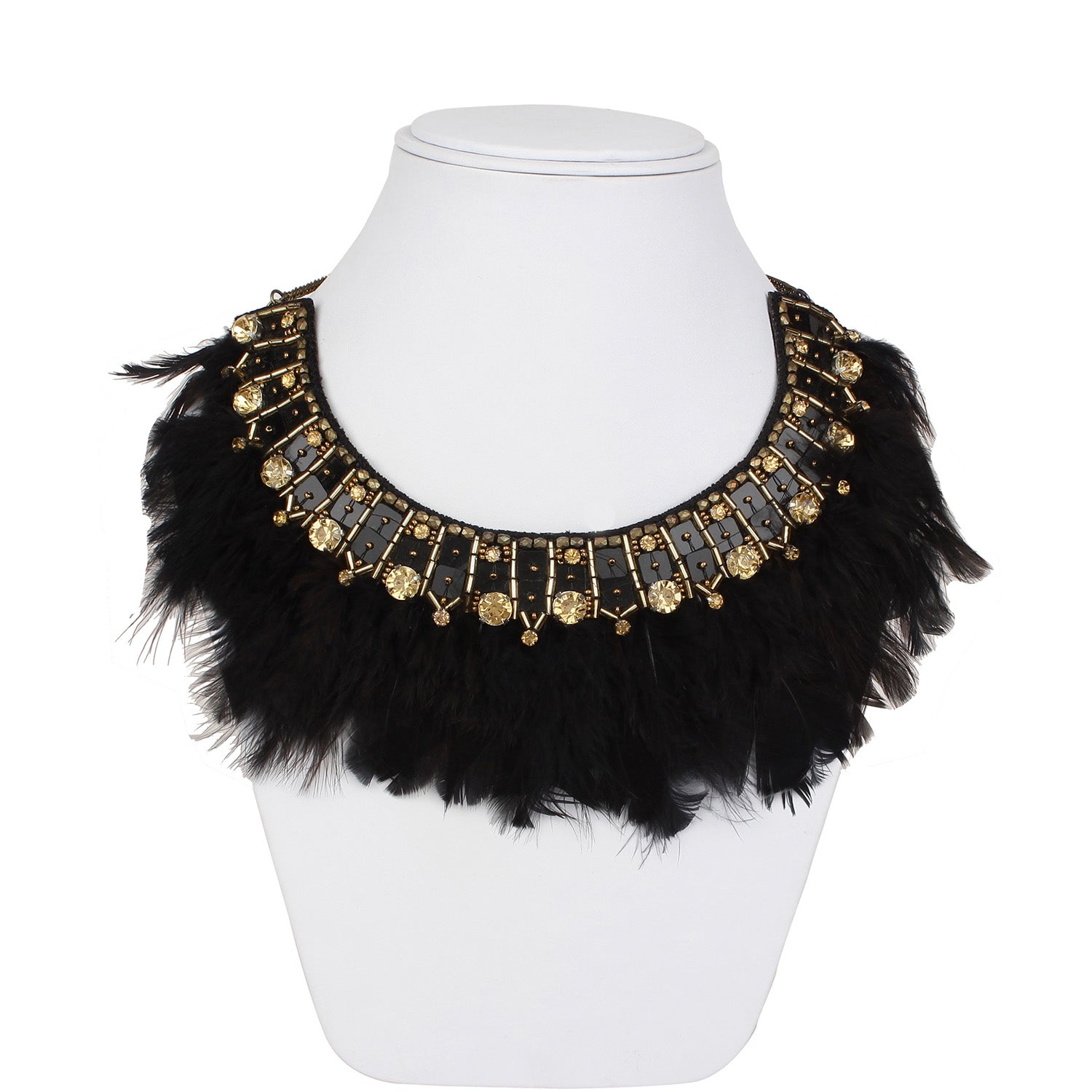Feather Luxe Statement Necklace
