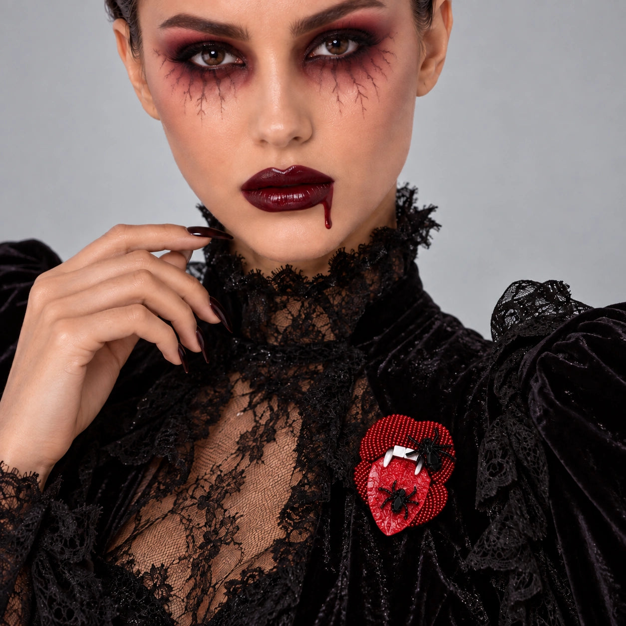 Halloween Spider Brooch