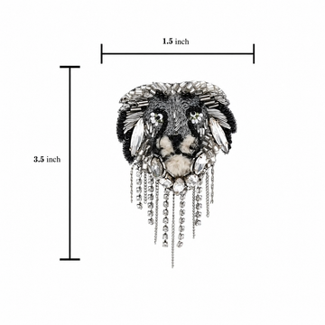 Majestic Lion Brooch