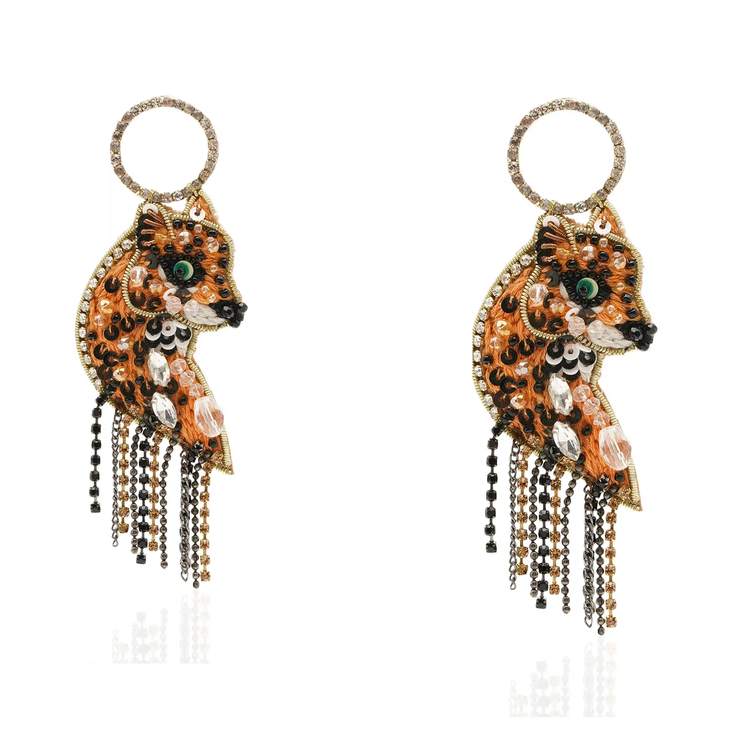 Spotted Leopard Earrings